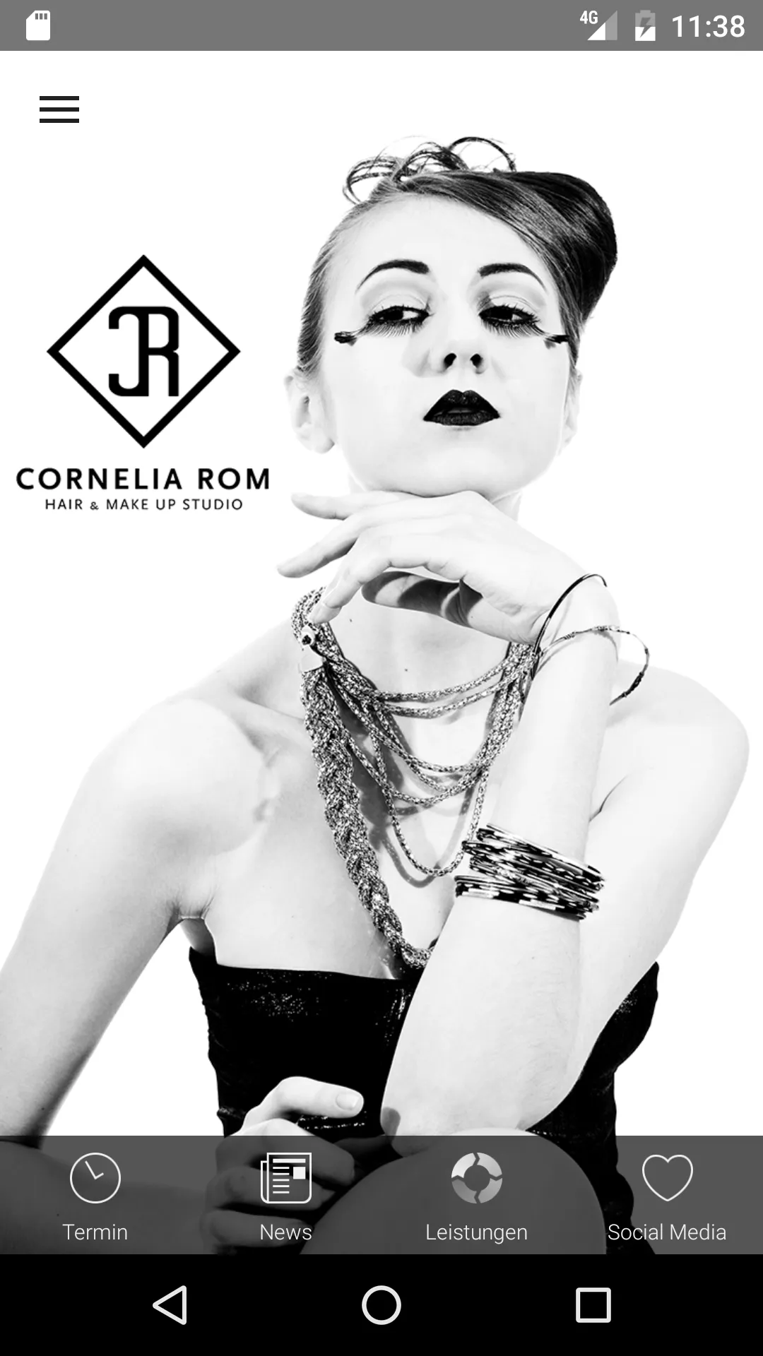 Cornelia Rom - Hair & Make Up | Indus Appstore | Screenshot