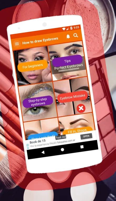 Draw eyebrows shaping tutorial | Indus Appstore | Screenshot