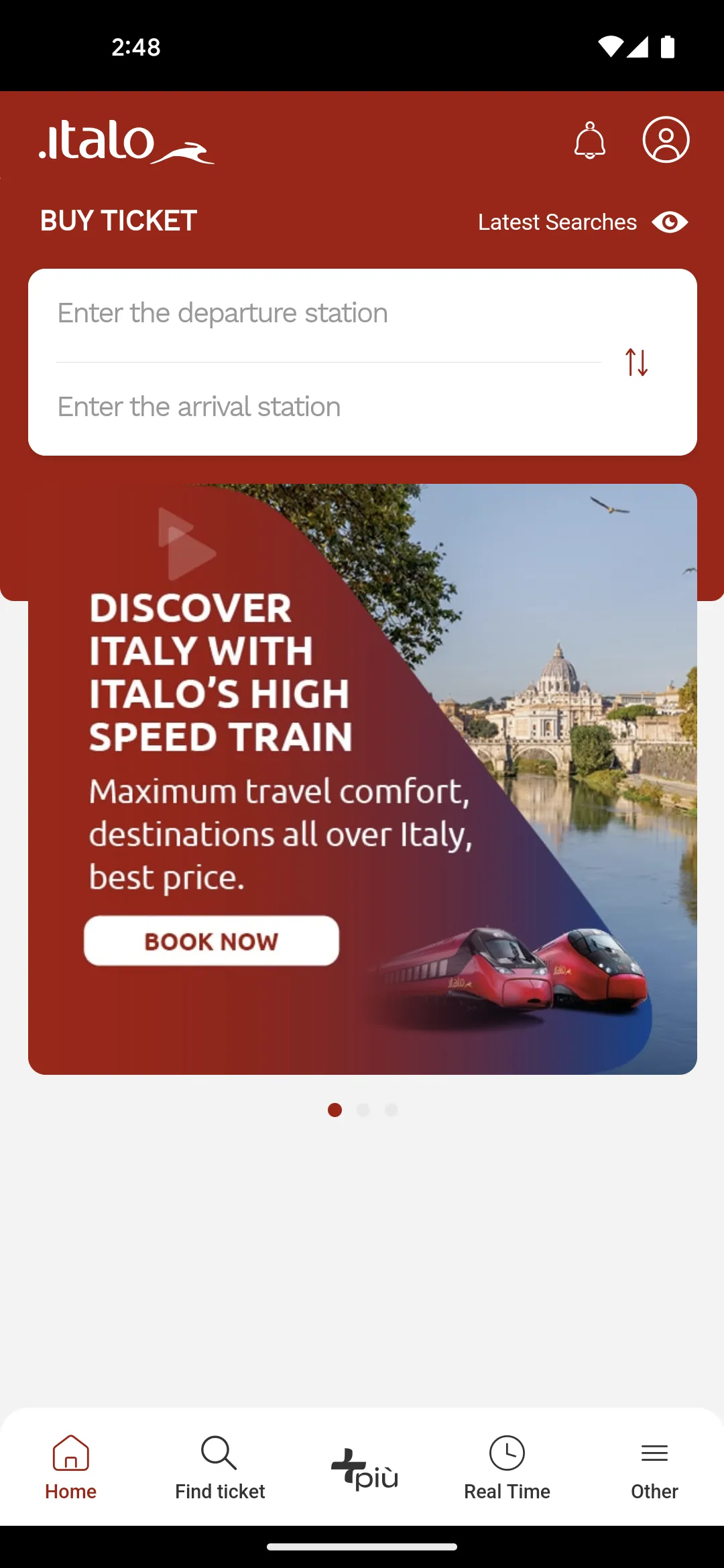 Italo: Italian Highspeed Train | Indus Appstore | Screenshot