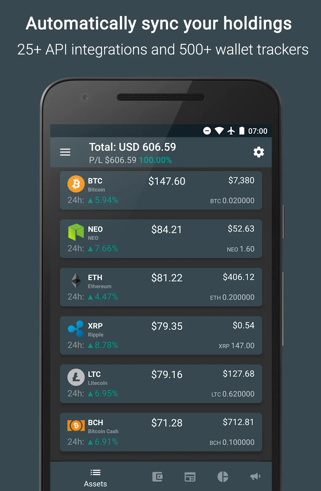 Bitsnapp - Crypto Portfolio | Indus Appstore | Screenshot