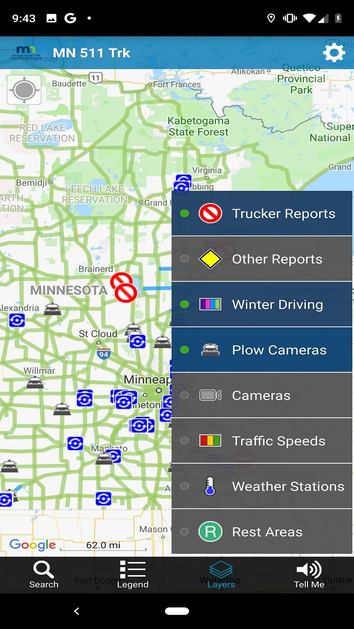 Minnesota 511 Trucker | Indus Appstore | Screenshot