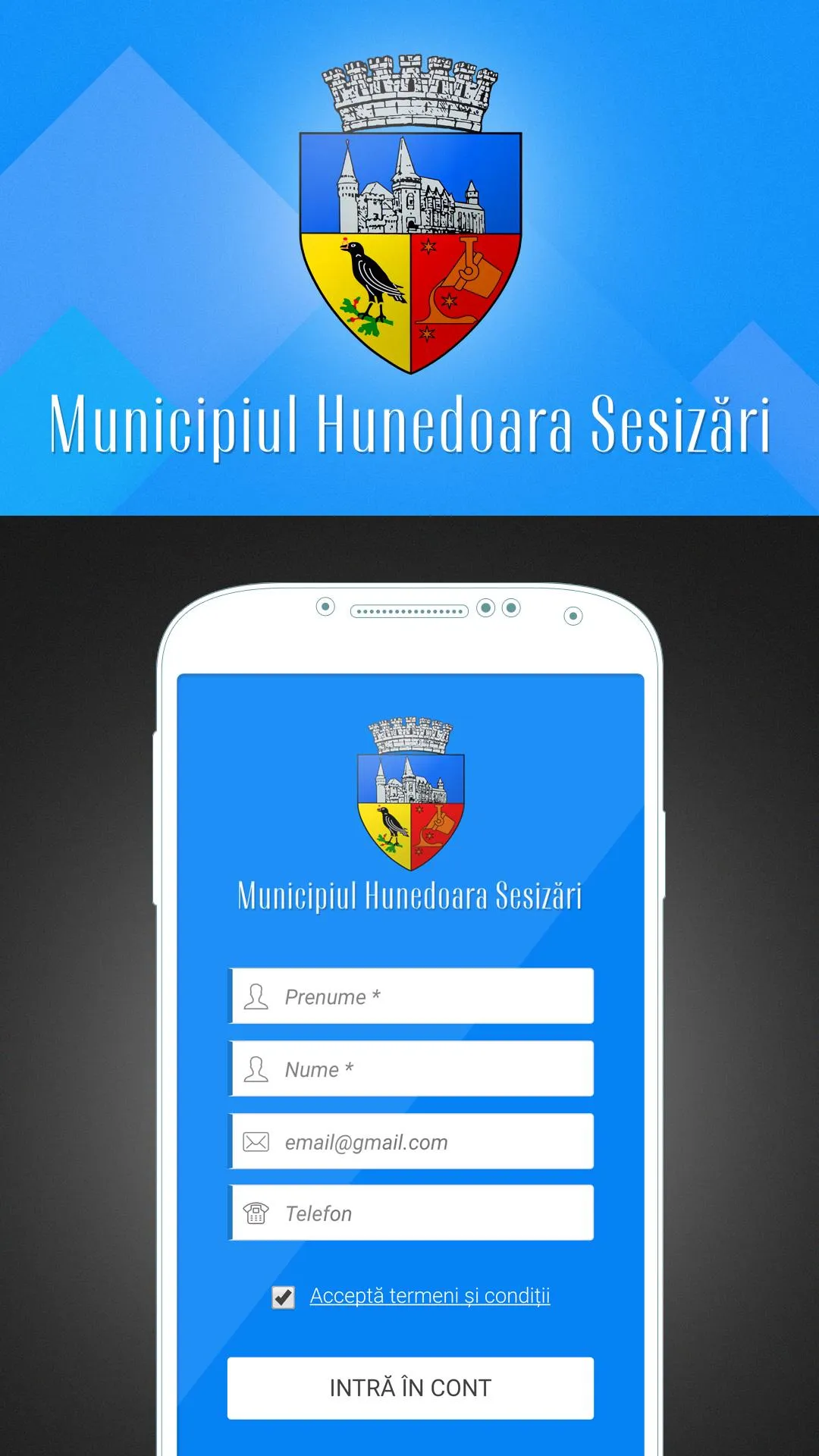 Municipiul Hunedoara Sesizări | Indus Appstore | Screenshot