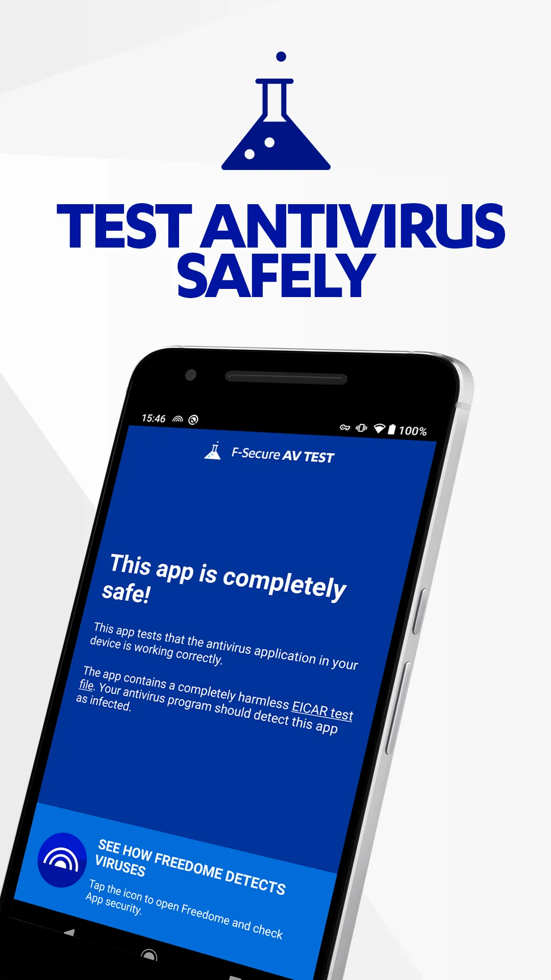 F-Secure AV Test | Indus Appstore | Screenshot