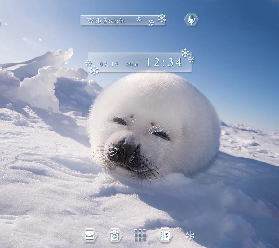 Baby Seal Theme | Indus Appstore | Screenshot