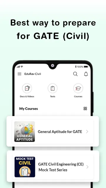 GATE Civil Exam Prep App | Indus Appstore | Screenshot