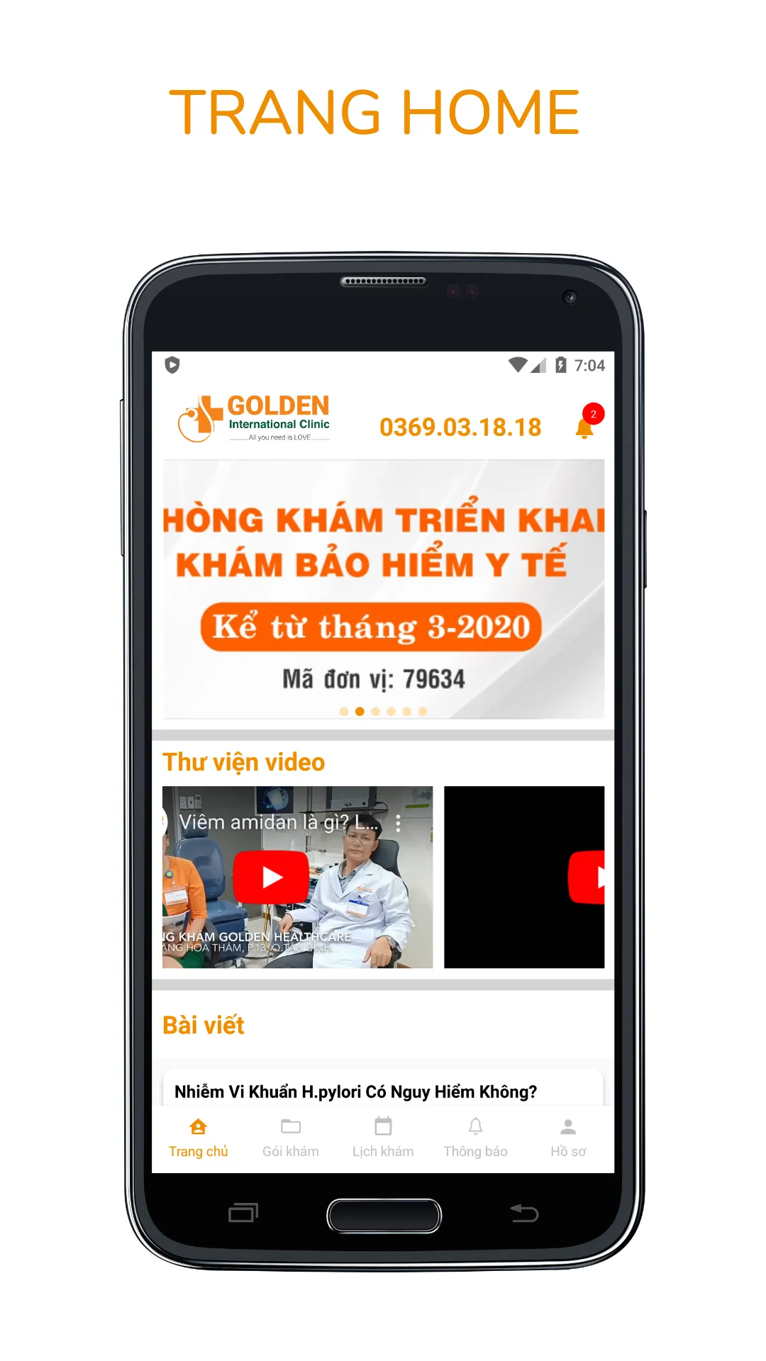 Phòng Khám Golden Healthcare | Indus Appstore | Screenshot