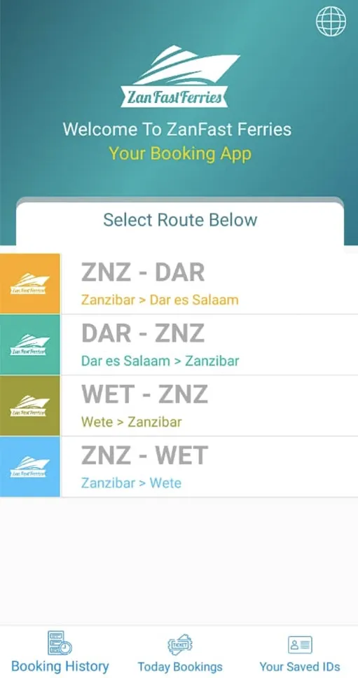 Zan Fast Ferries | Indus Appstore | Screenshot