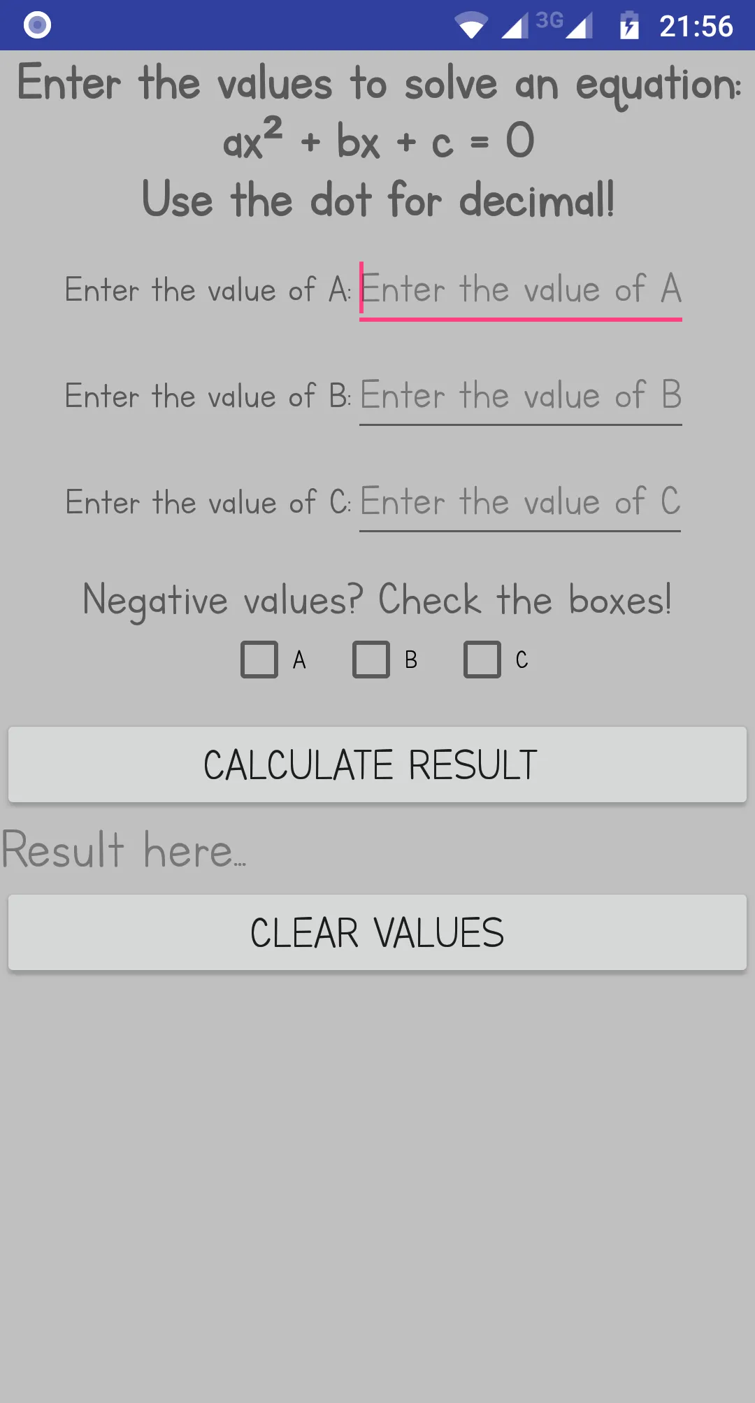 Bhaskara Calculator | Indus Appstore | Screenshot