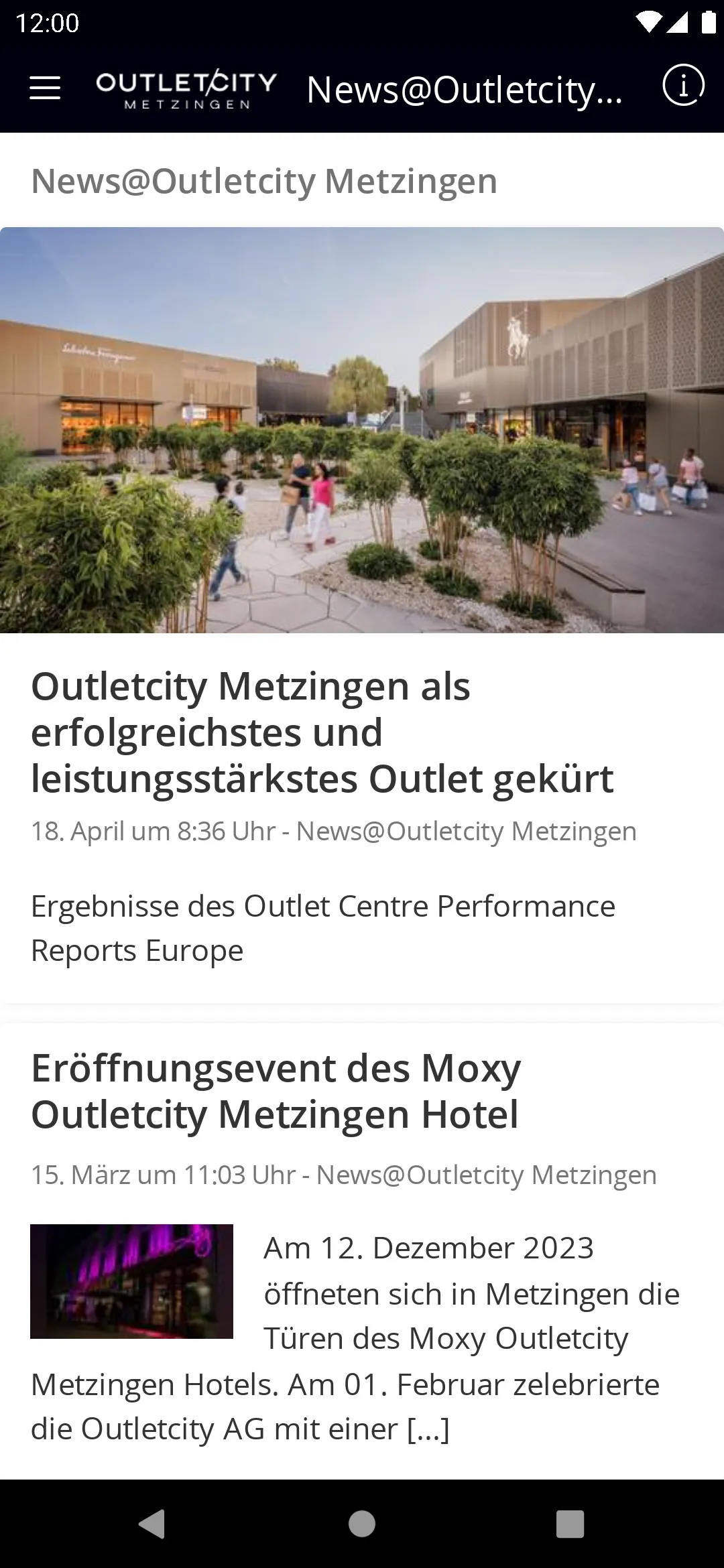 OCMeet - Meet us @Outletcity | Indus Appstore | Screenshot