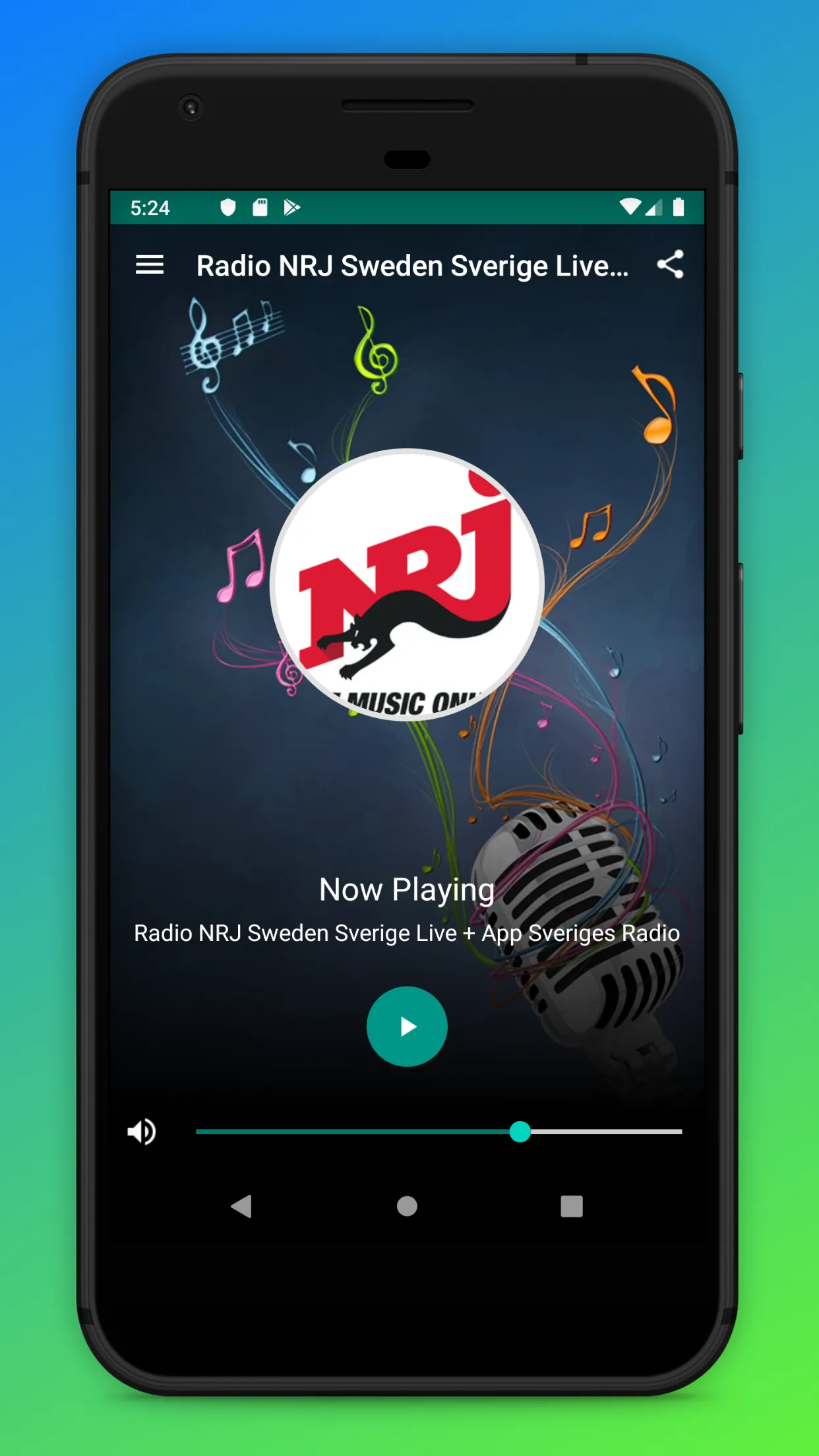 NRJ Radio Sweden App SE Online | Indus Appstore | Screenshot