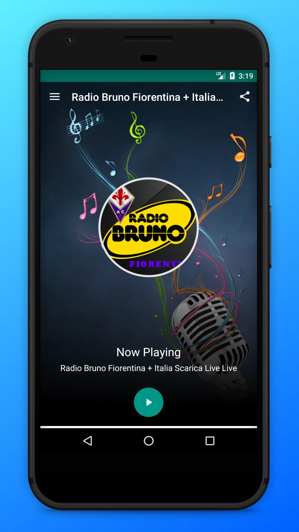 Radio Bruno Fiorentina FM App | Indus Appstore | Screenshot