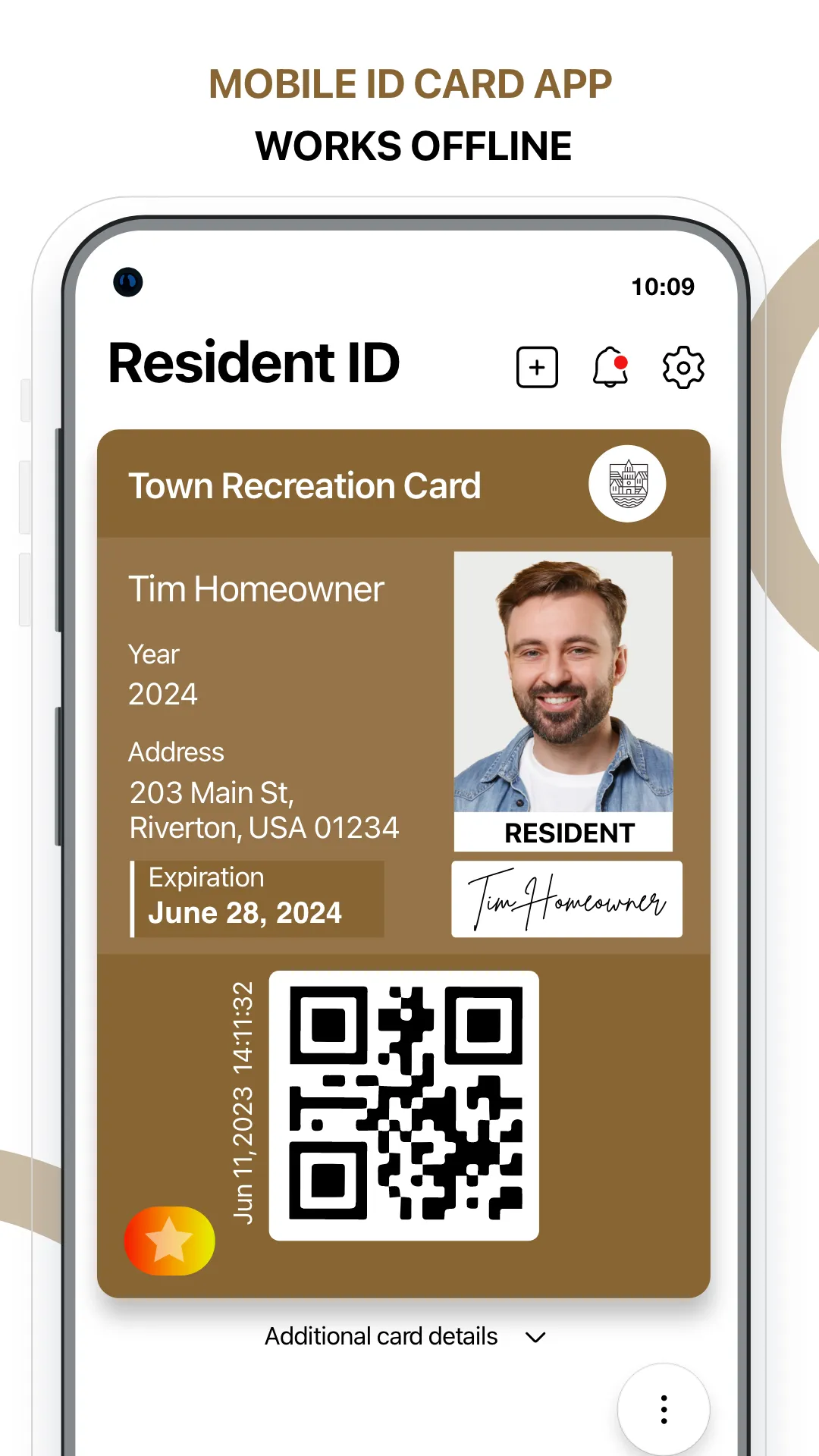 Resident ID: Town/City ID Card | Indus Appstore | Screenshot