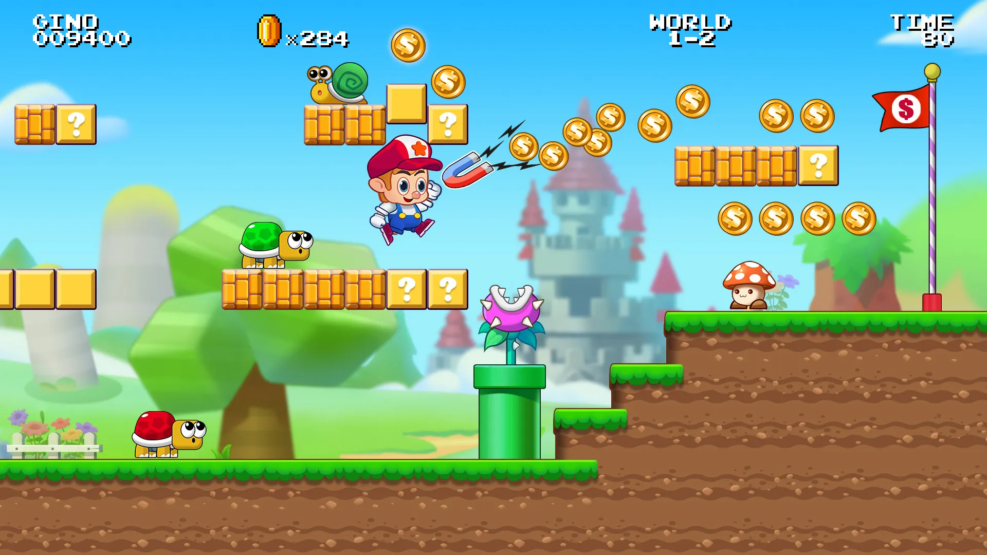 Super Gino Bros - Jump & Run | Indus Appstore | Screenshot