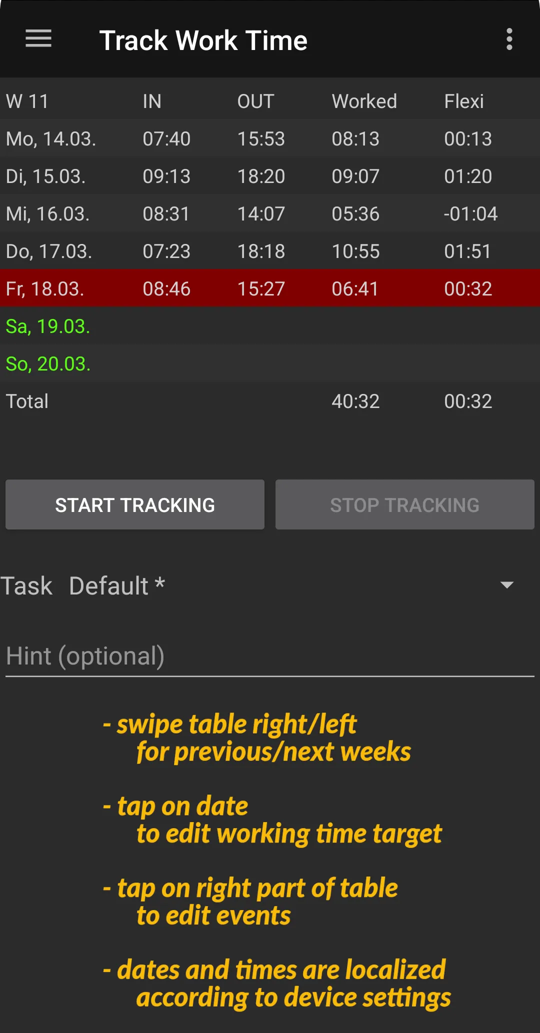 Track Work Time | Indus Appstore | Screenshot