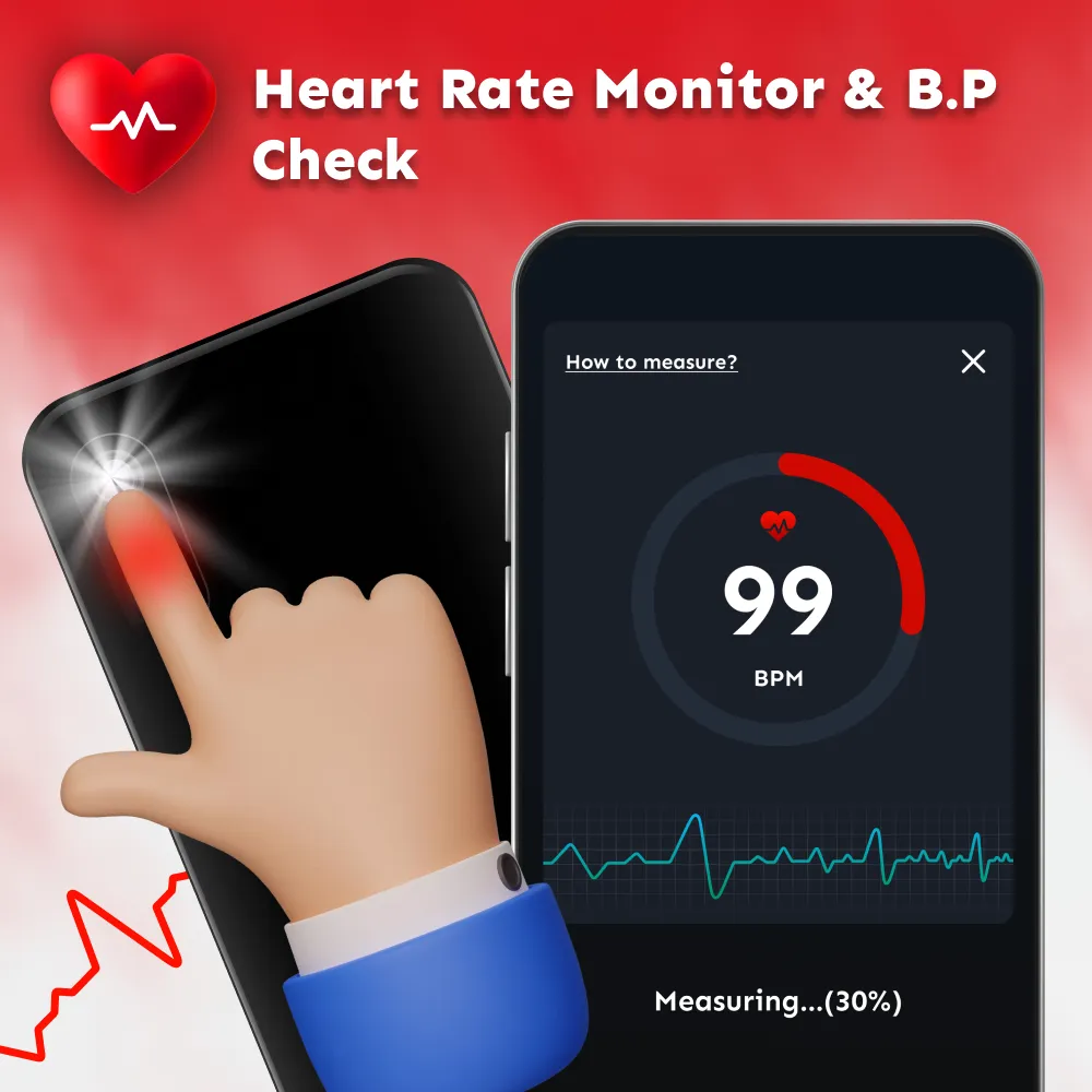 Heart Rate Monitor: BP Tracker | Indus Appstore | Screenshot