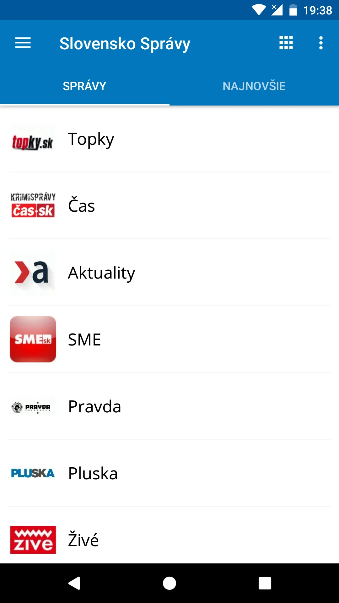 Slovakia News (Správy) | Indus Appstore | Screenshot