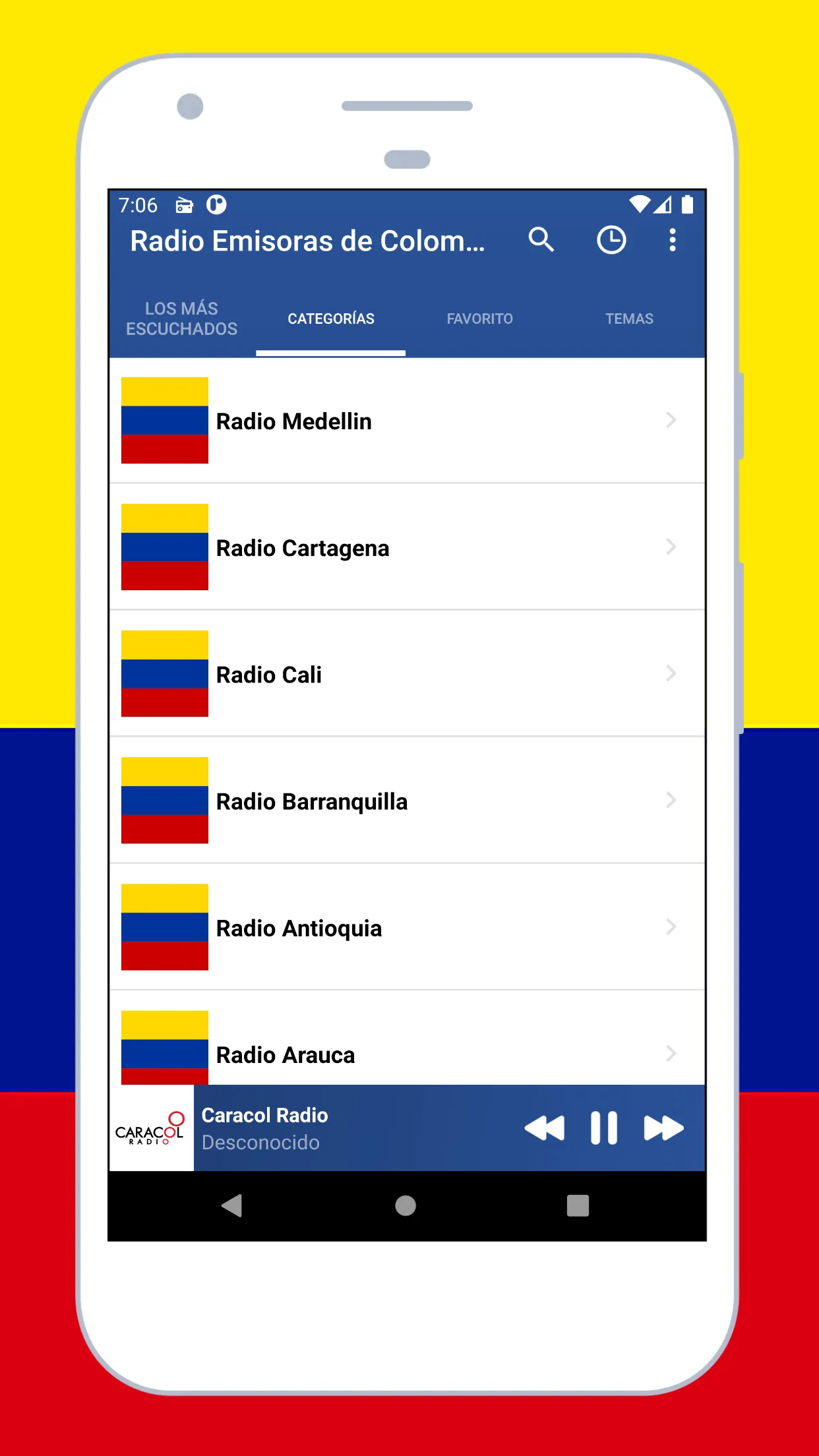 Radio Colombia - Radio FM & AM | Indus Appstore | Screenshot