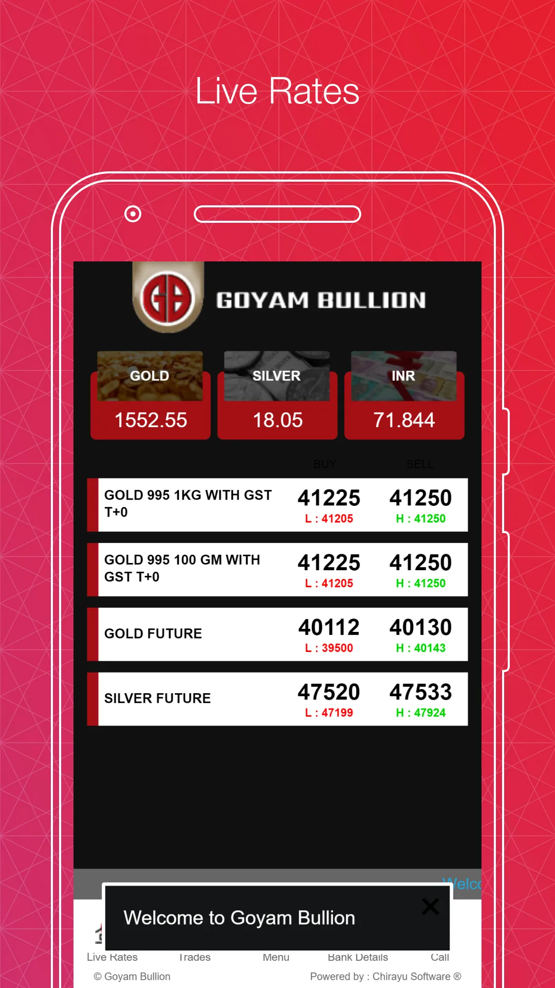 Goyam Bullion | Indus Appstore | Screenshot