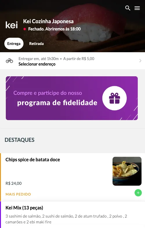 Kei Cozinha Japonesa | Indus Appstore | Screenshot