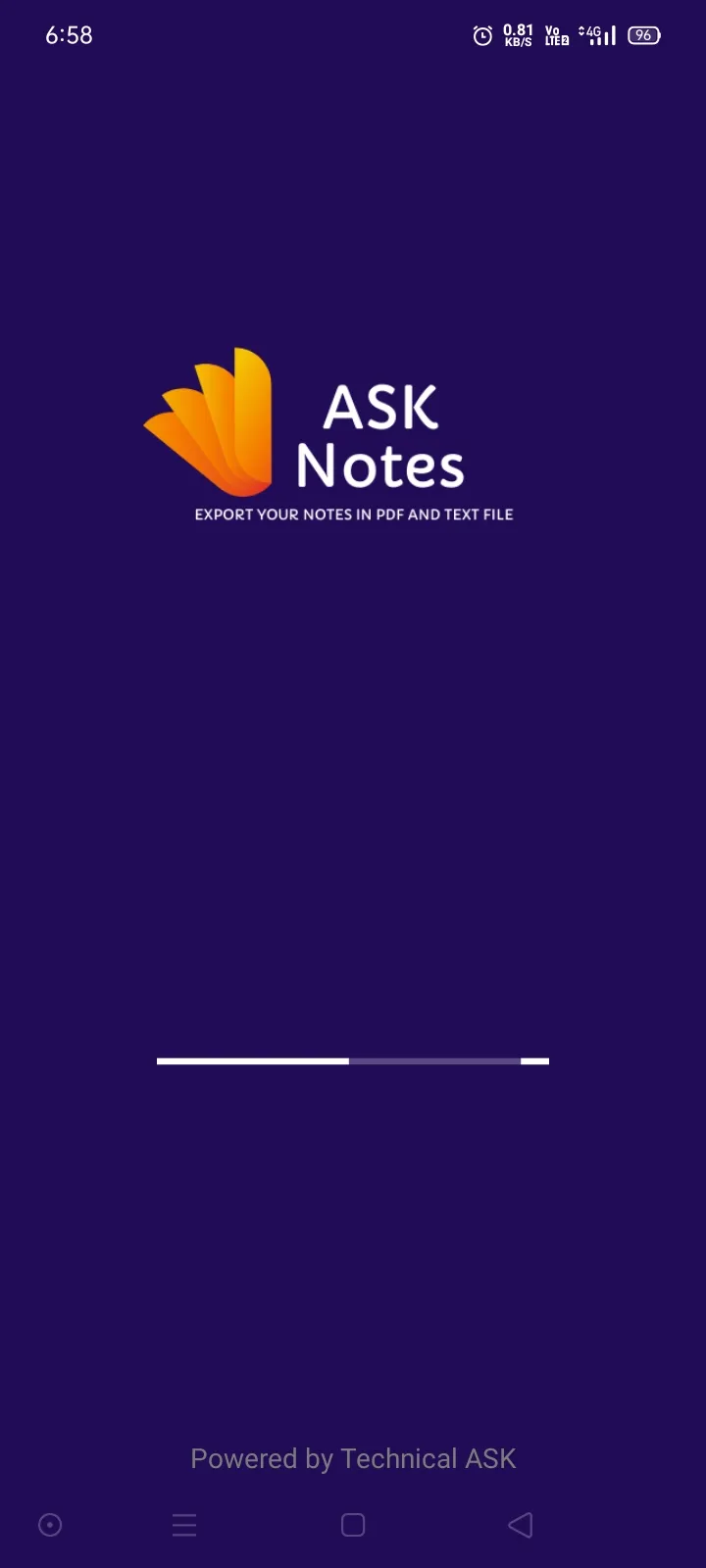 ASK Notes | Indus Appstore | Screenshot