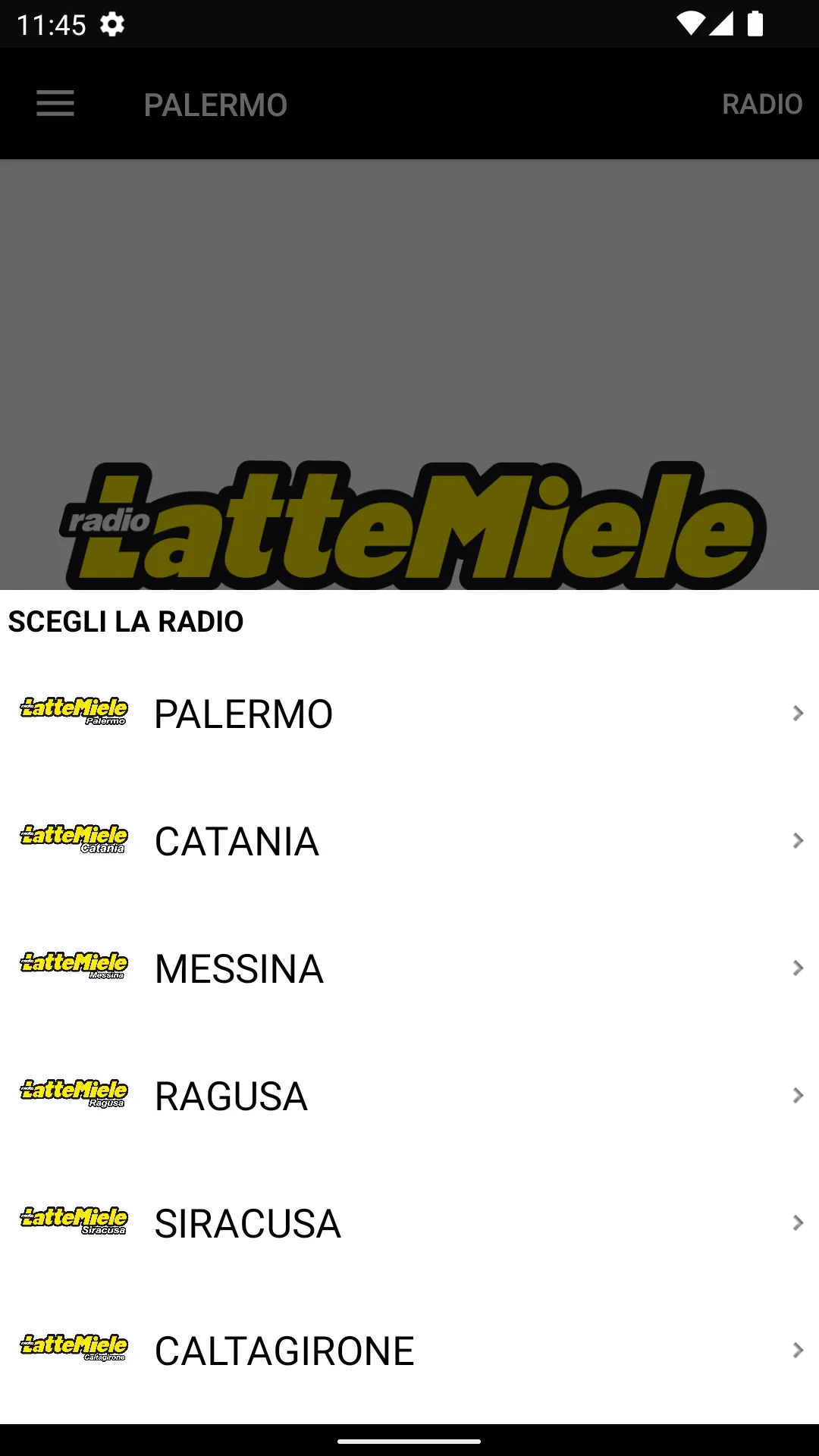 RADIO LATTEMIELE SICILIA | Indus Appstore | Screenshot