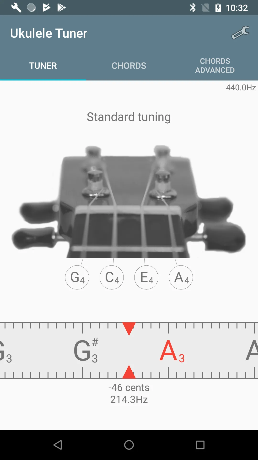 Ukulele Tuner | Indus Appstore | Screenshot