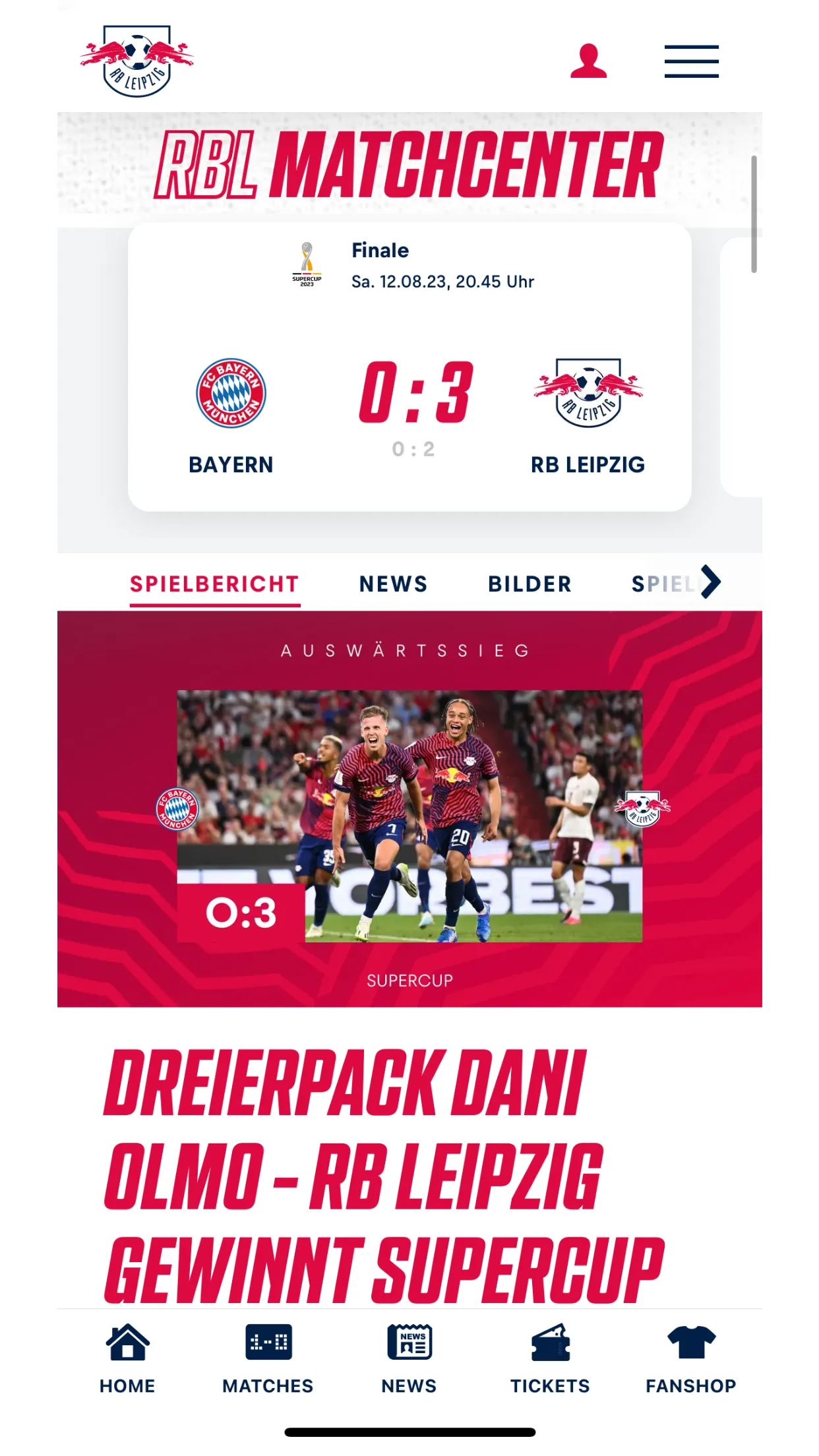 RB Leipzig | Indus Appstore | Screenshot