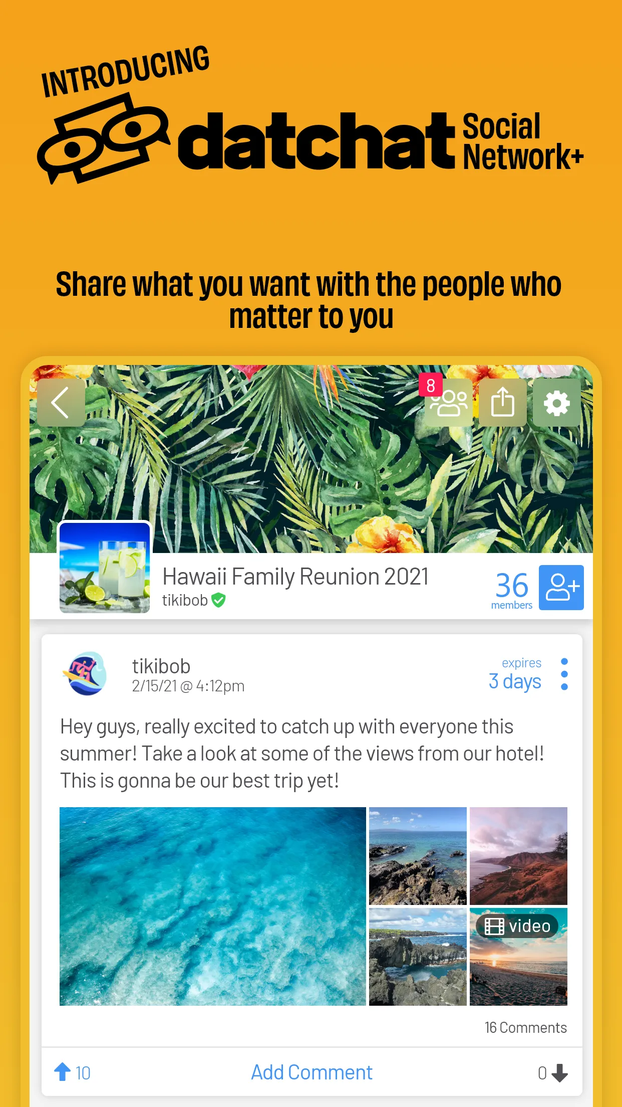 DatChat: Social Network Plus | Indus Appstore | Screenshot