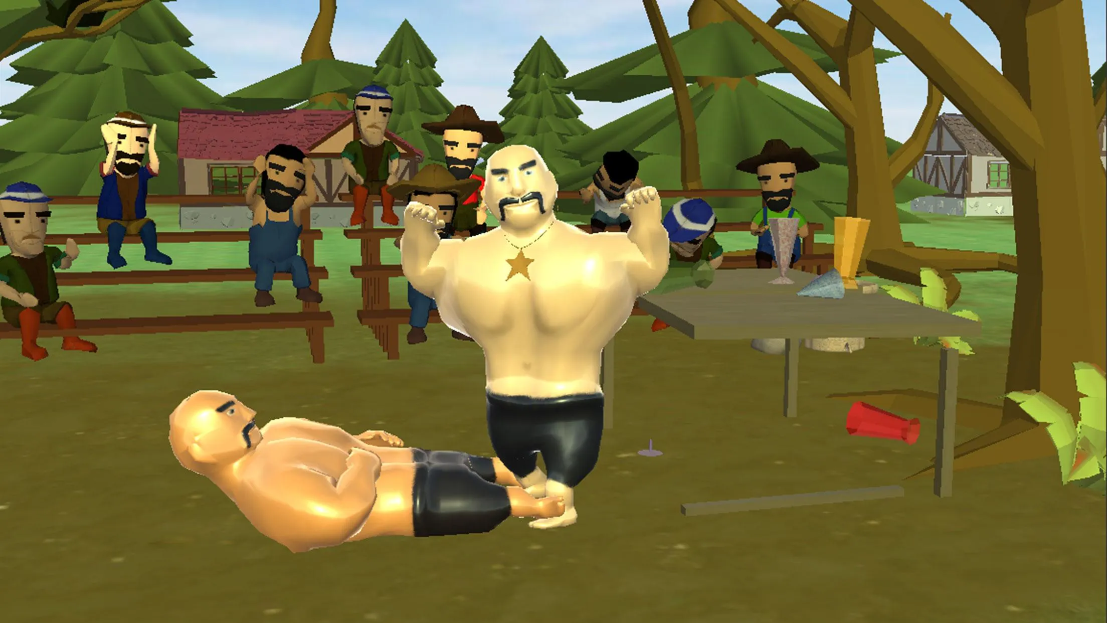 Oil Wrestling - 2 Player | Indus Appstore | Screenshot