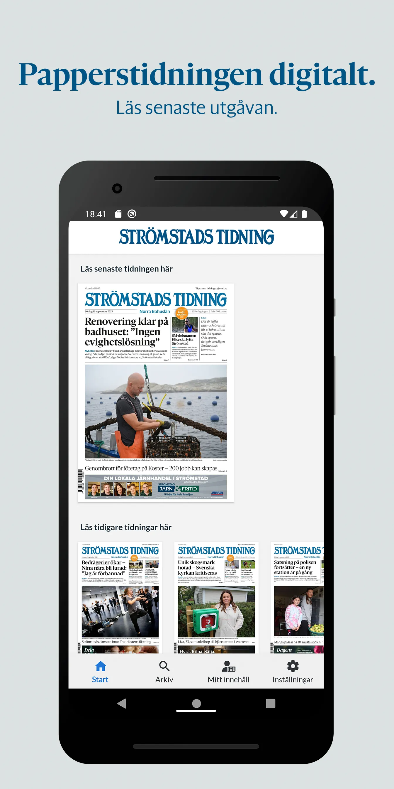 Strömstads Tidning e-tidning | Indus Appstore | Screenshot