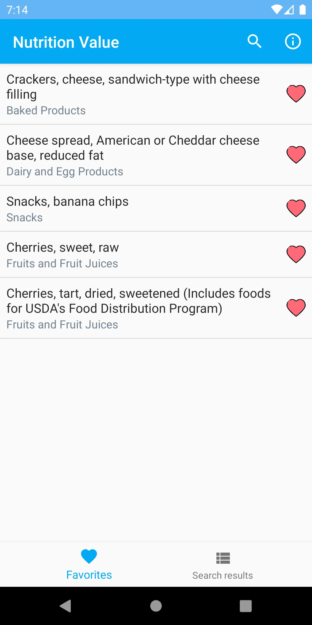 Nutritional Value | Indus Appstore | Screenshot