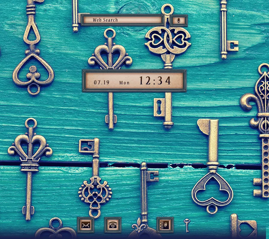 Antique Keys Theme | Indus Appstore | Screenshot