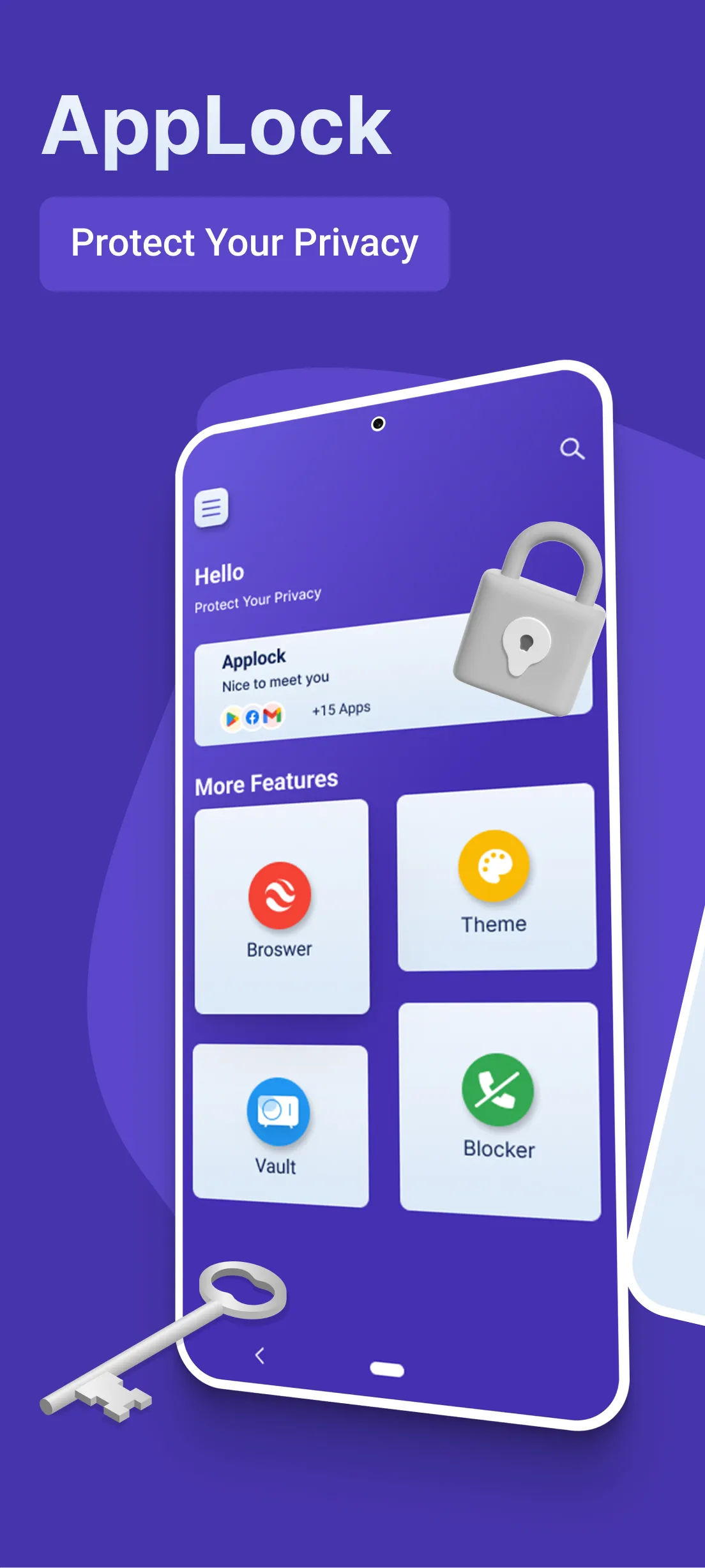 AppLock - Lock apps & Pin lock | Indus Appstore | Screenshot