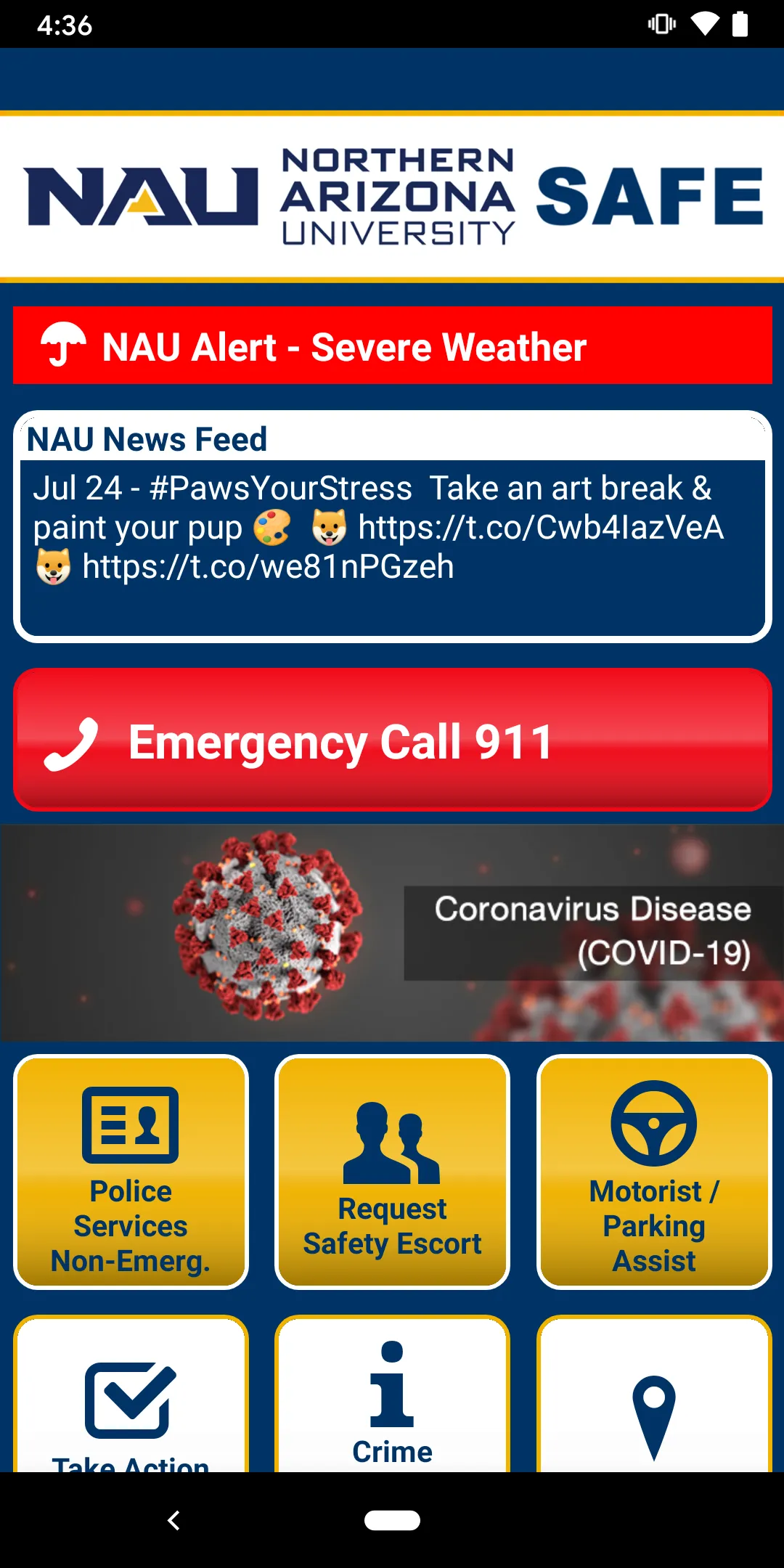 NAU SAFE | Indus Appstore | Screenshot