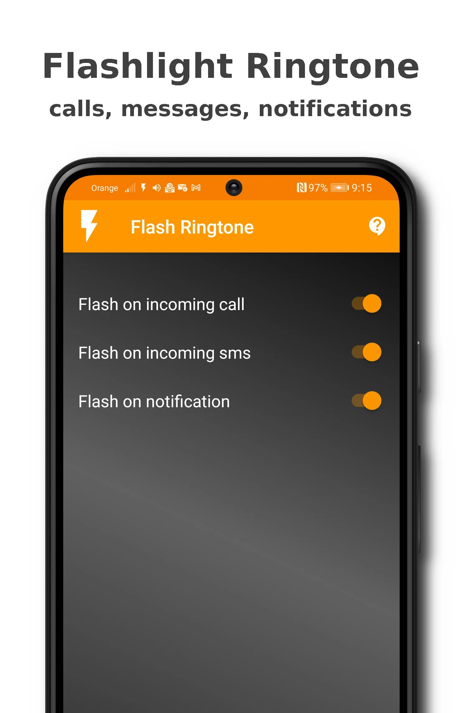 Flashlight Ringtone | Indus Appstore | Screenshot