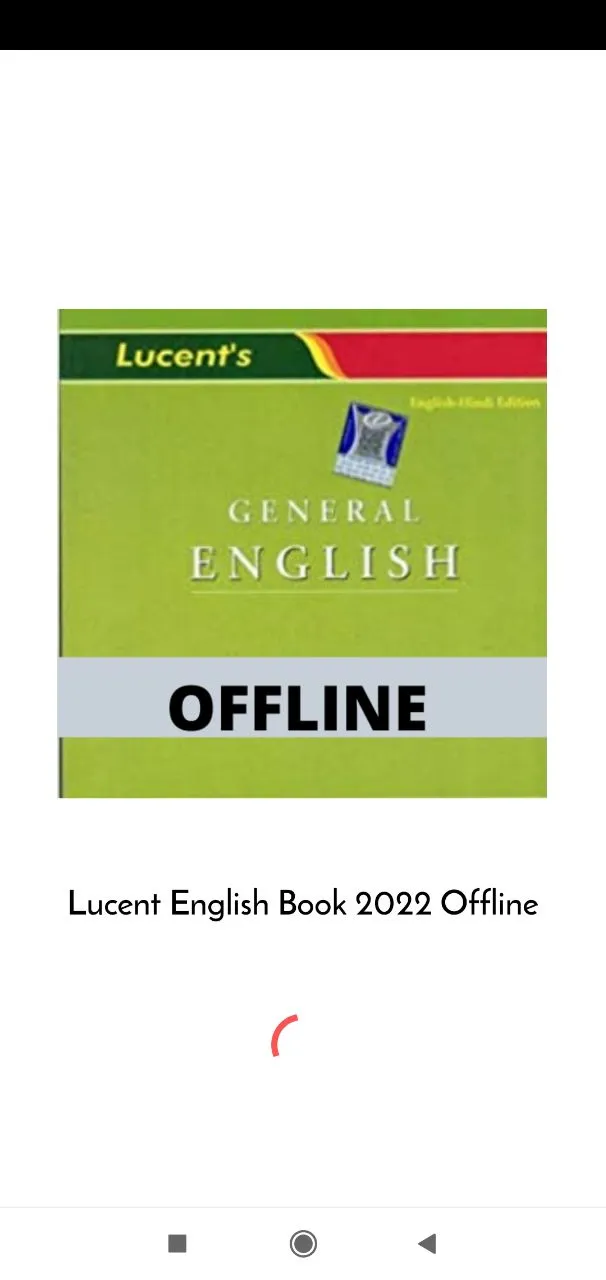 Lucent English Book 2022 | Indus Appstore | Screenshot