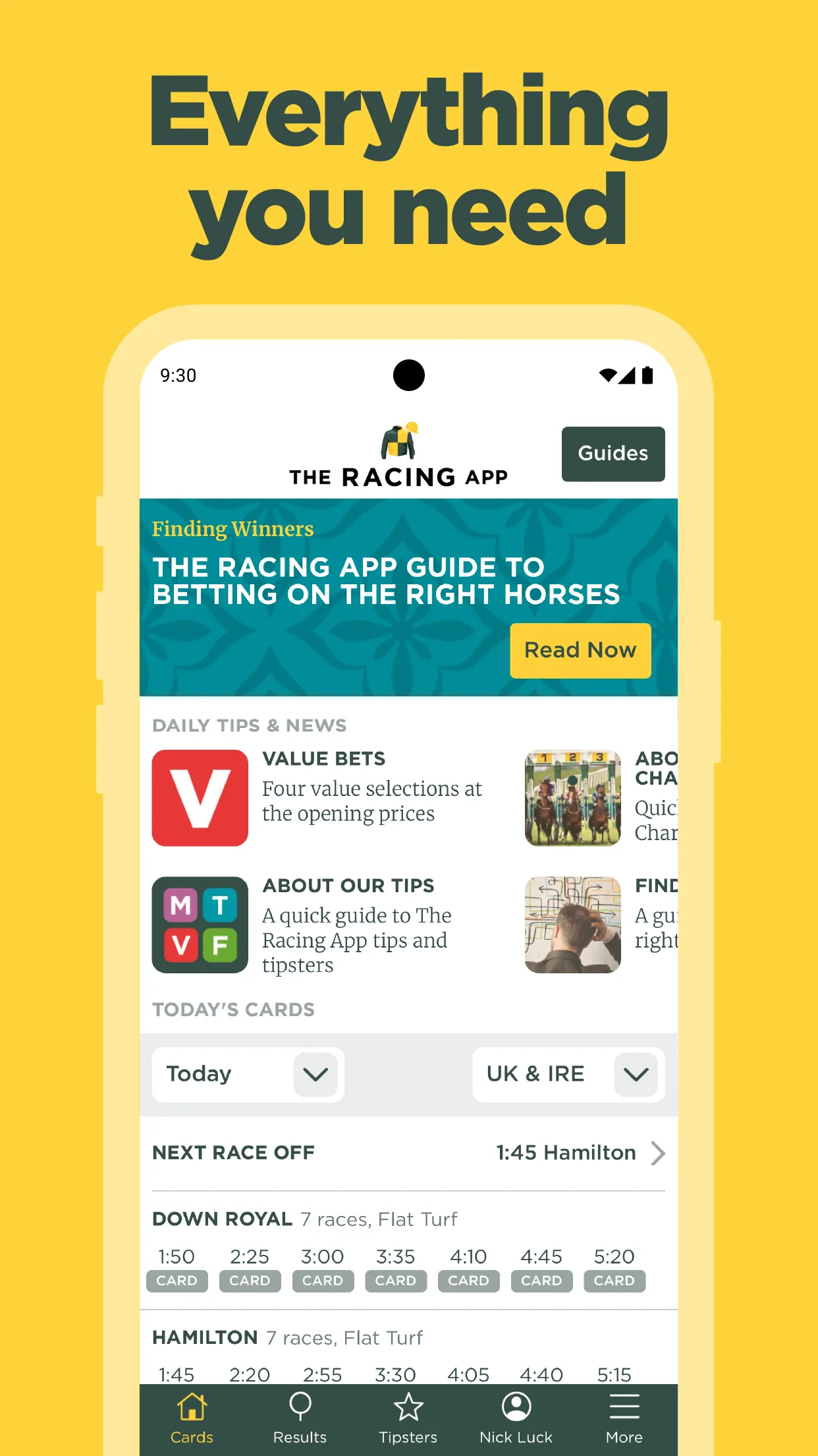 The Racing App | Indus Appstore | Screenshot