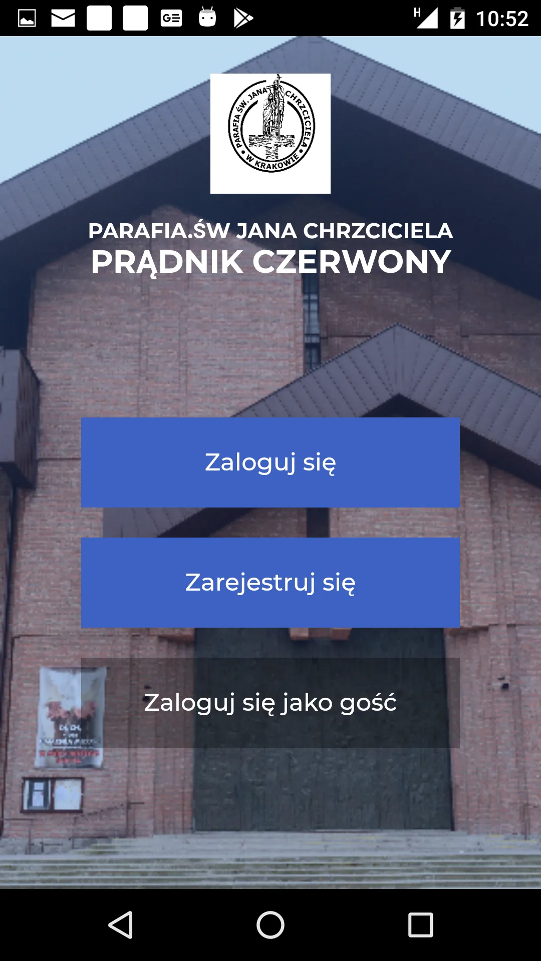 Jan Chrzciciel Kraków | Indus Appstore | Screenshot