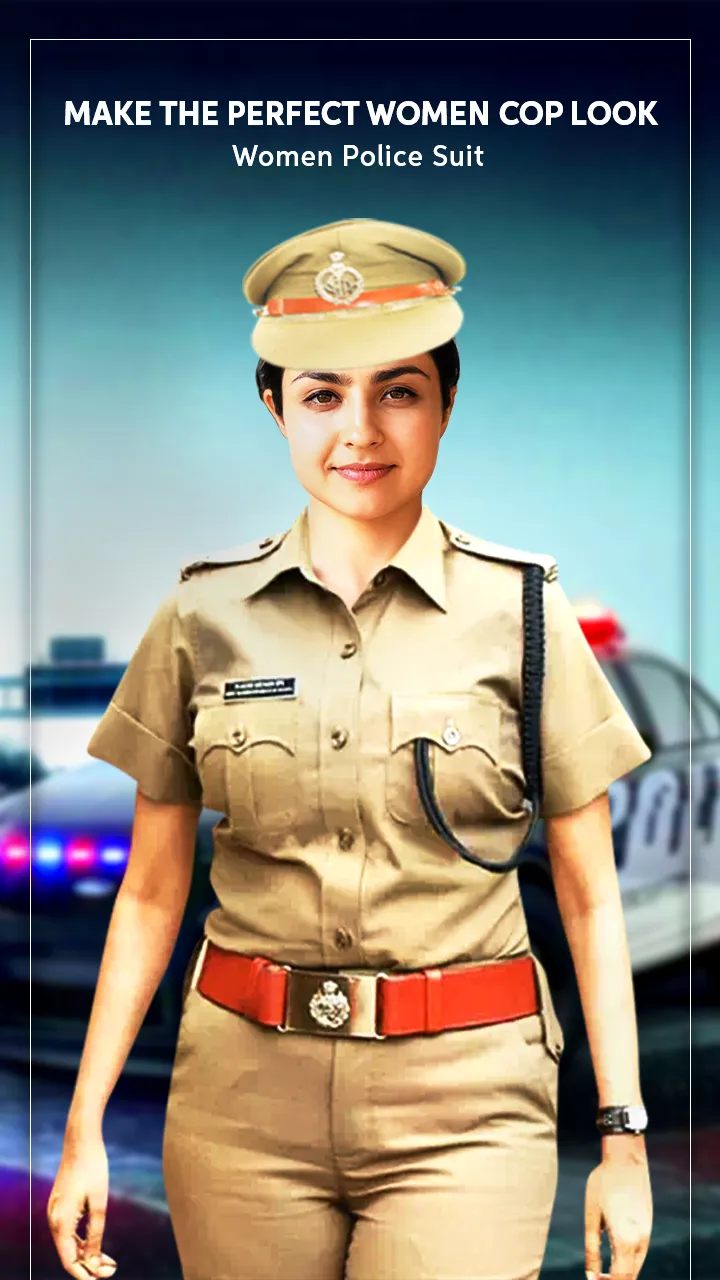 Women Police Suit Photo Editor | Indus Appstore | Screenshot