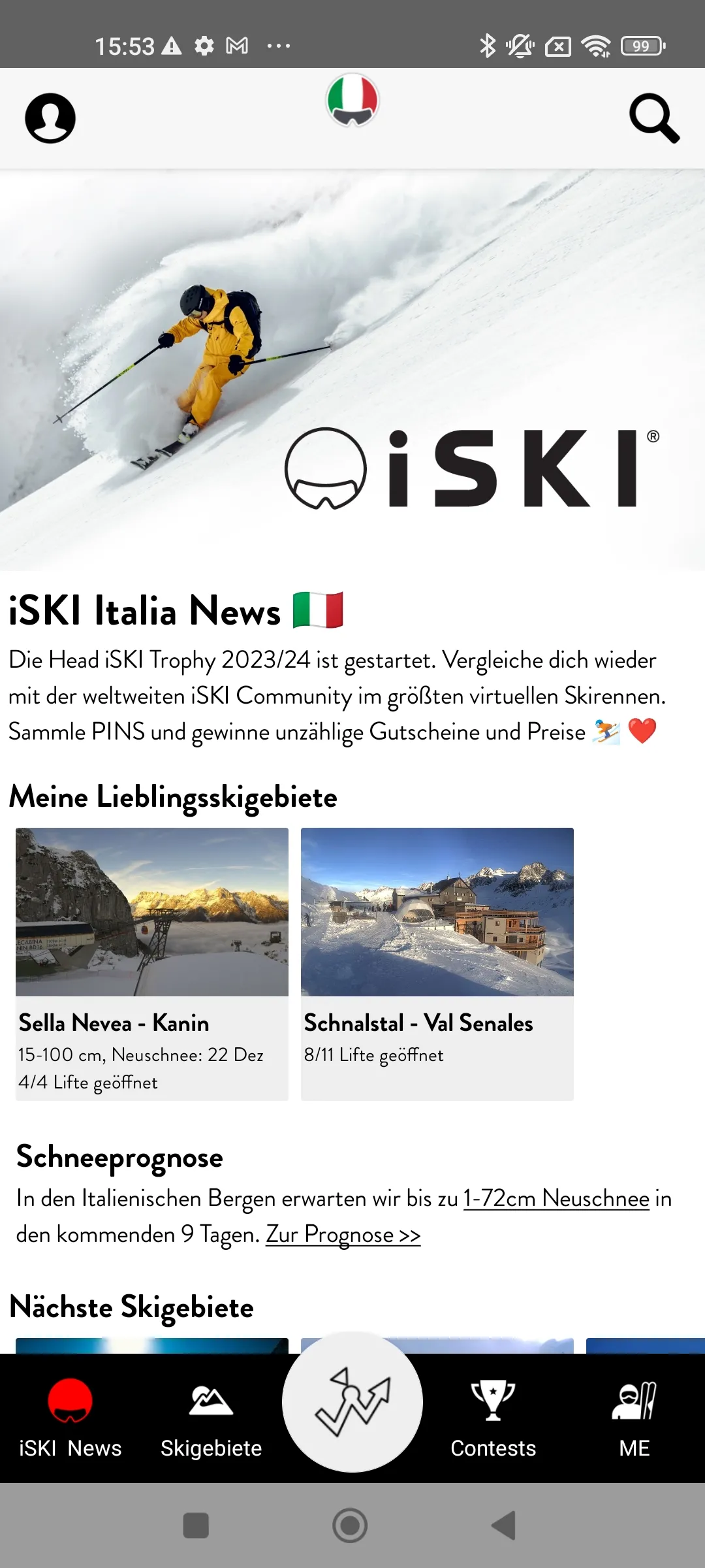 iSKI Italia - Ski & Snow | Indus Appstore | Screenshot