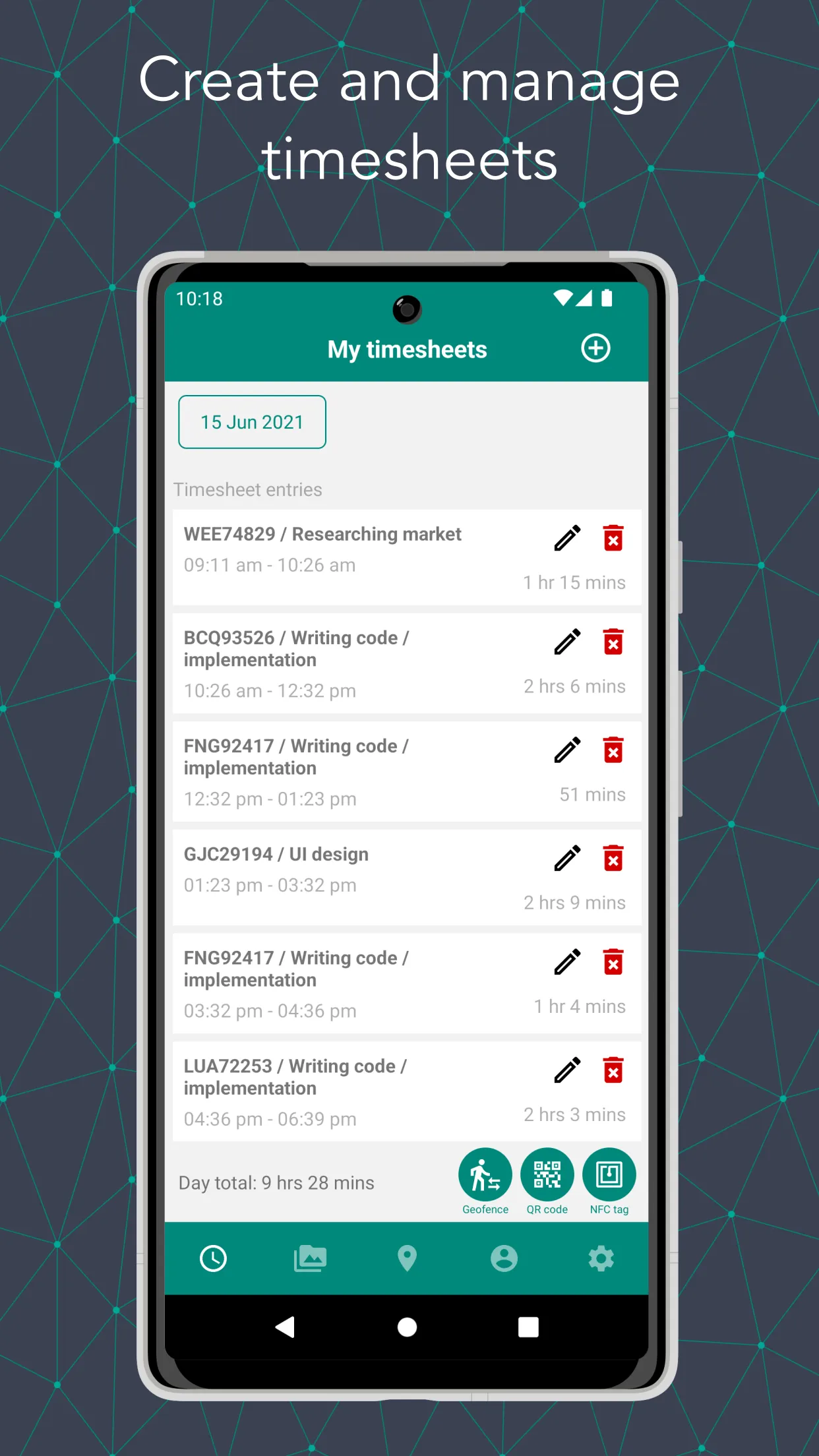 ChronoSheets | Indus Appstore | Screenshot