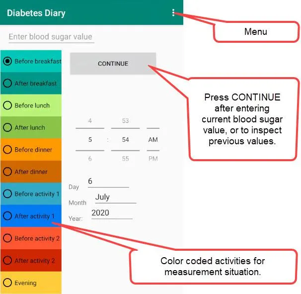 Diabetes Diary | Indus Appstore | Screenshot