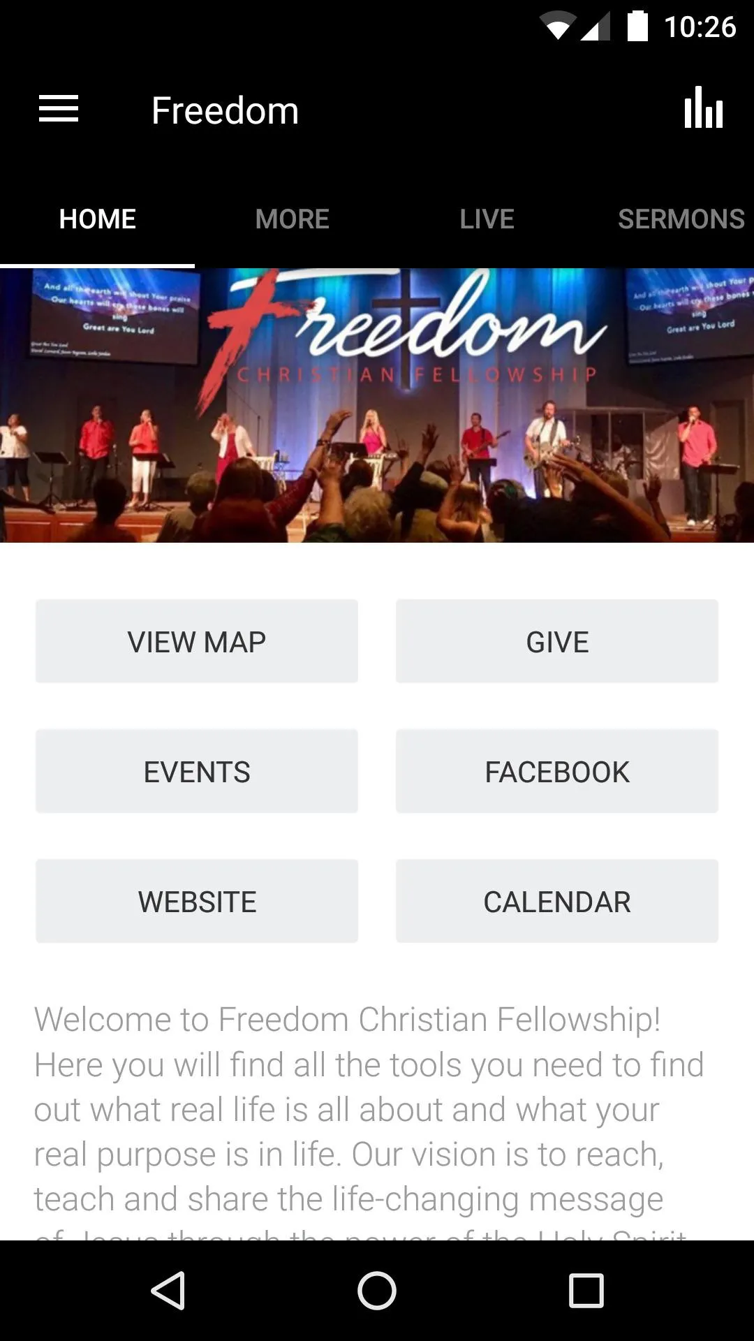 Freedom Christian Fellowship | Indus Appstore | Screenshot