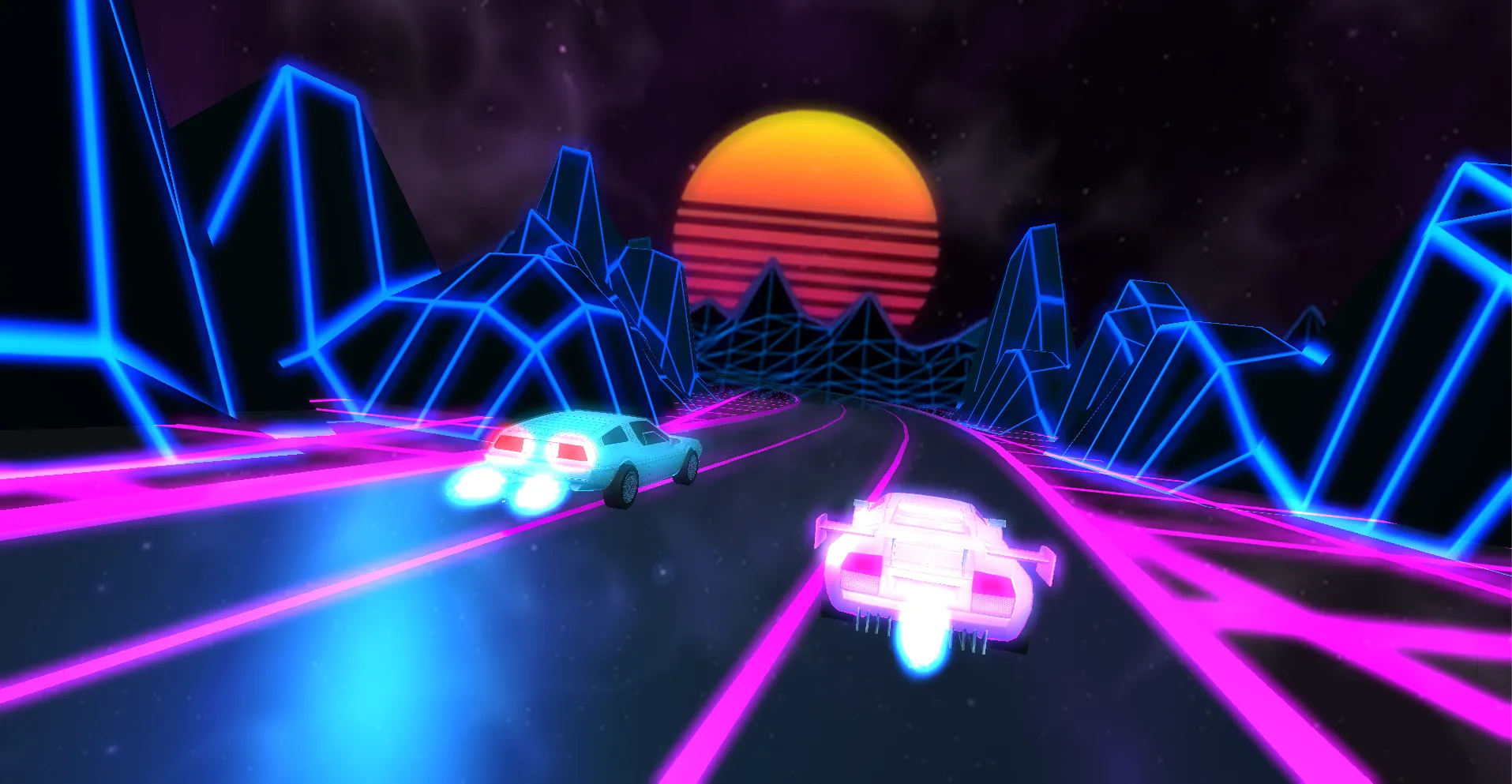 Neon Retro Racing | Indus Appstore | Screenshot