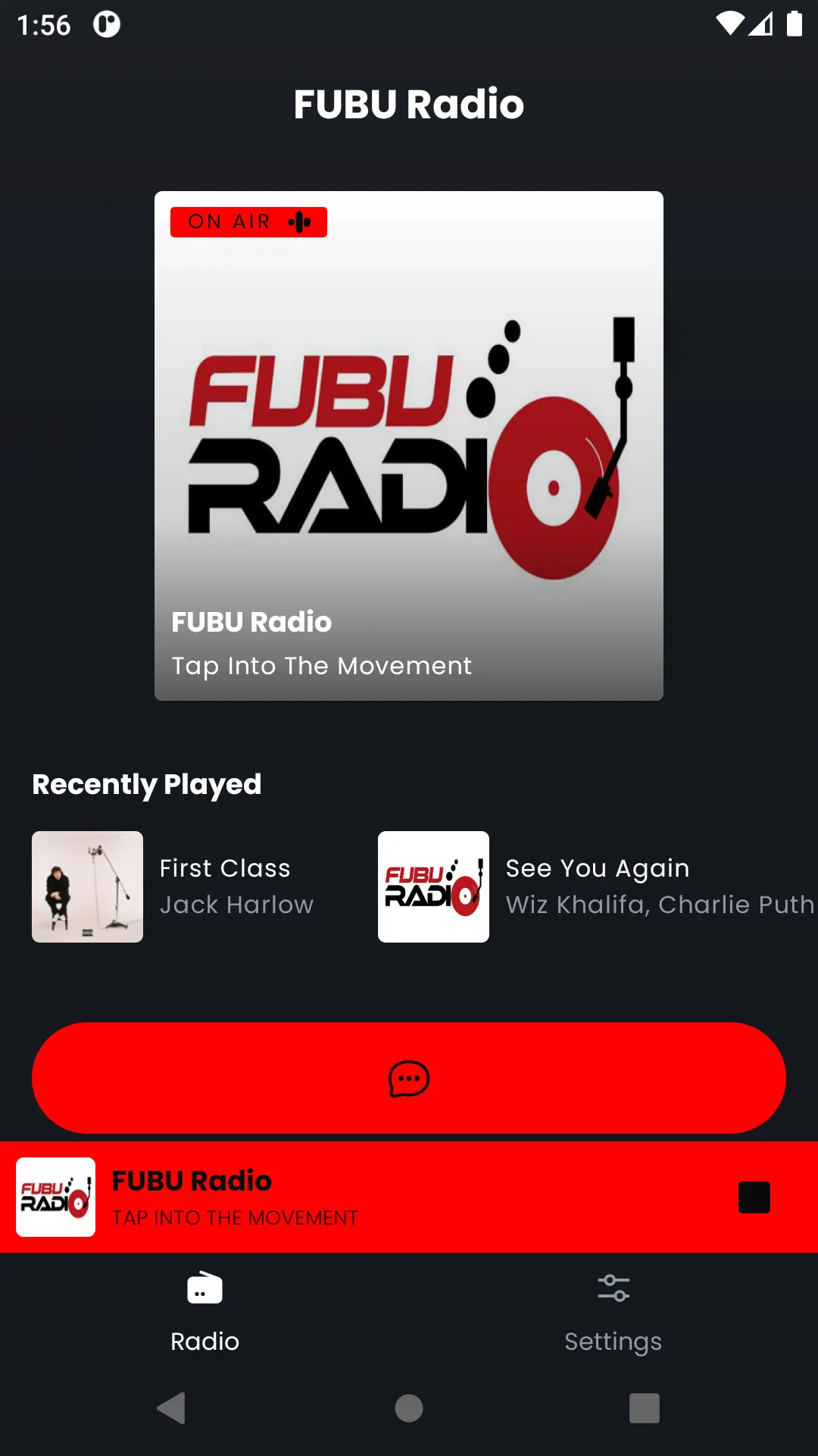 FUBU RADIO | Indus Appstore | Screenshot