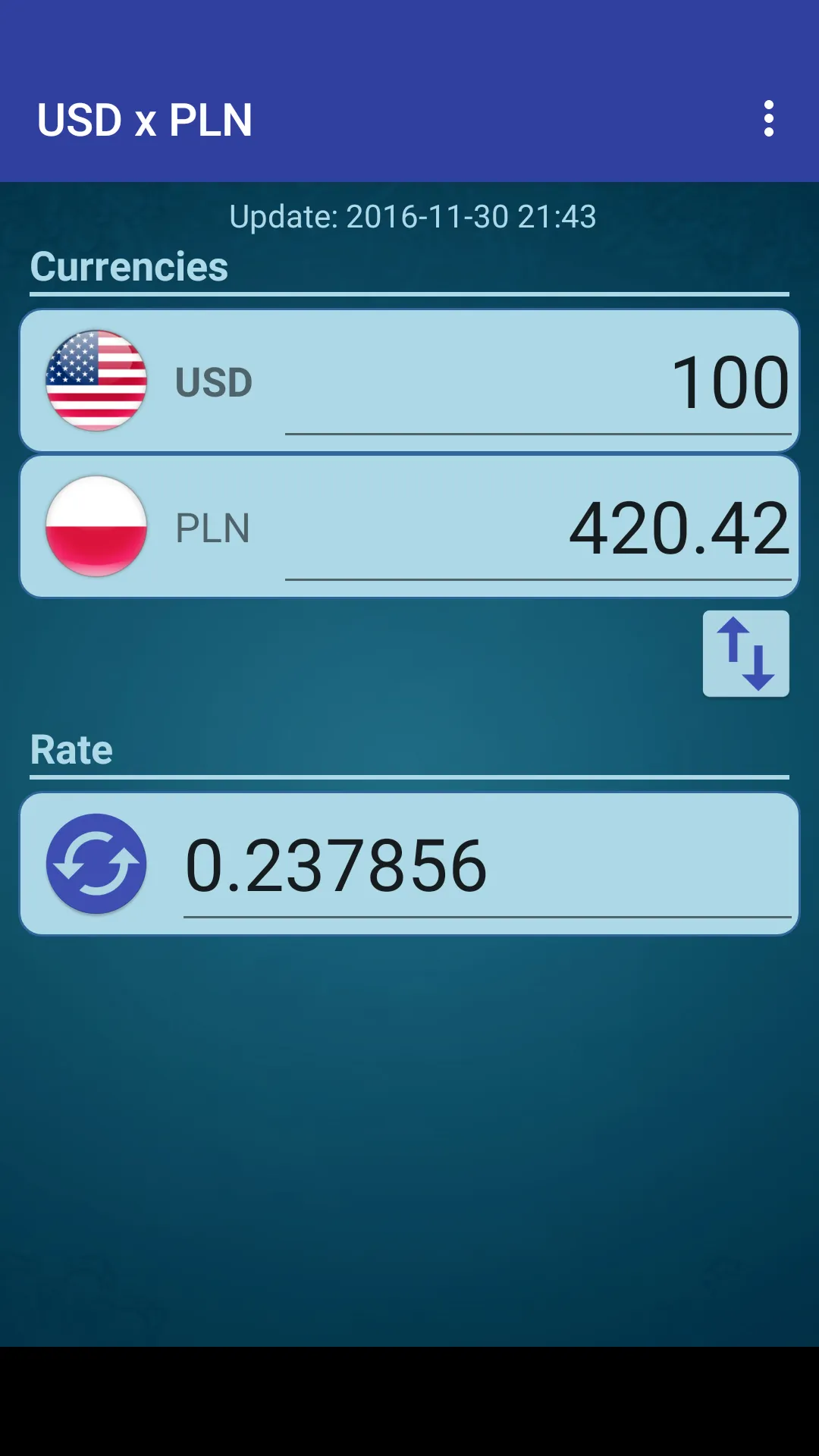 US Dollar to Polish Zloty | Indus Appstore | Screenshot