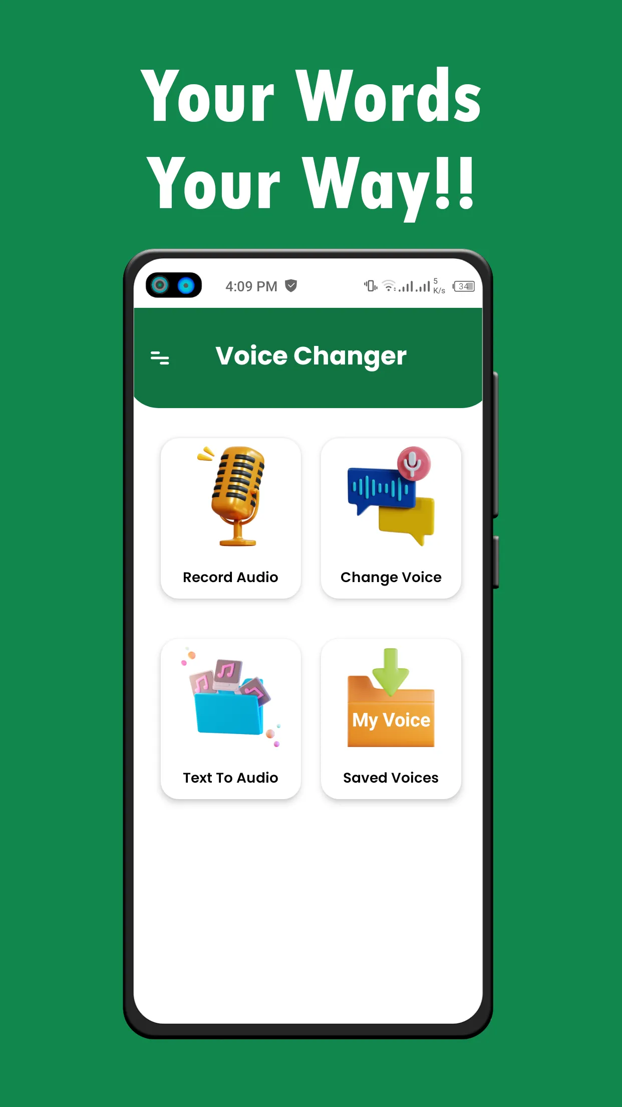 Text To Speech & Voice Changer | Indus Appstore | Screenshot