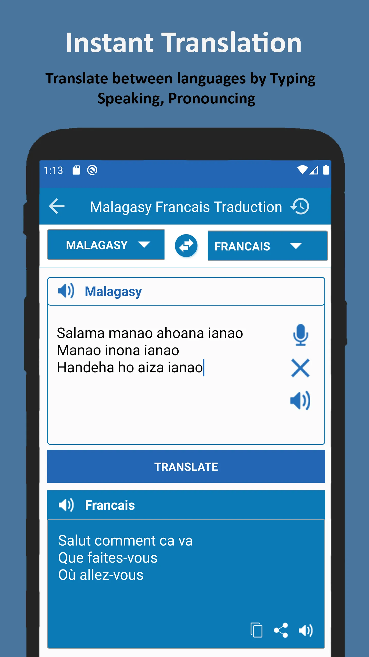 Traducteur Malagasy Francais | Indus Appstore | Screenshot