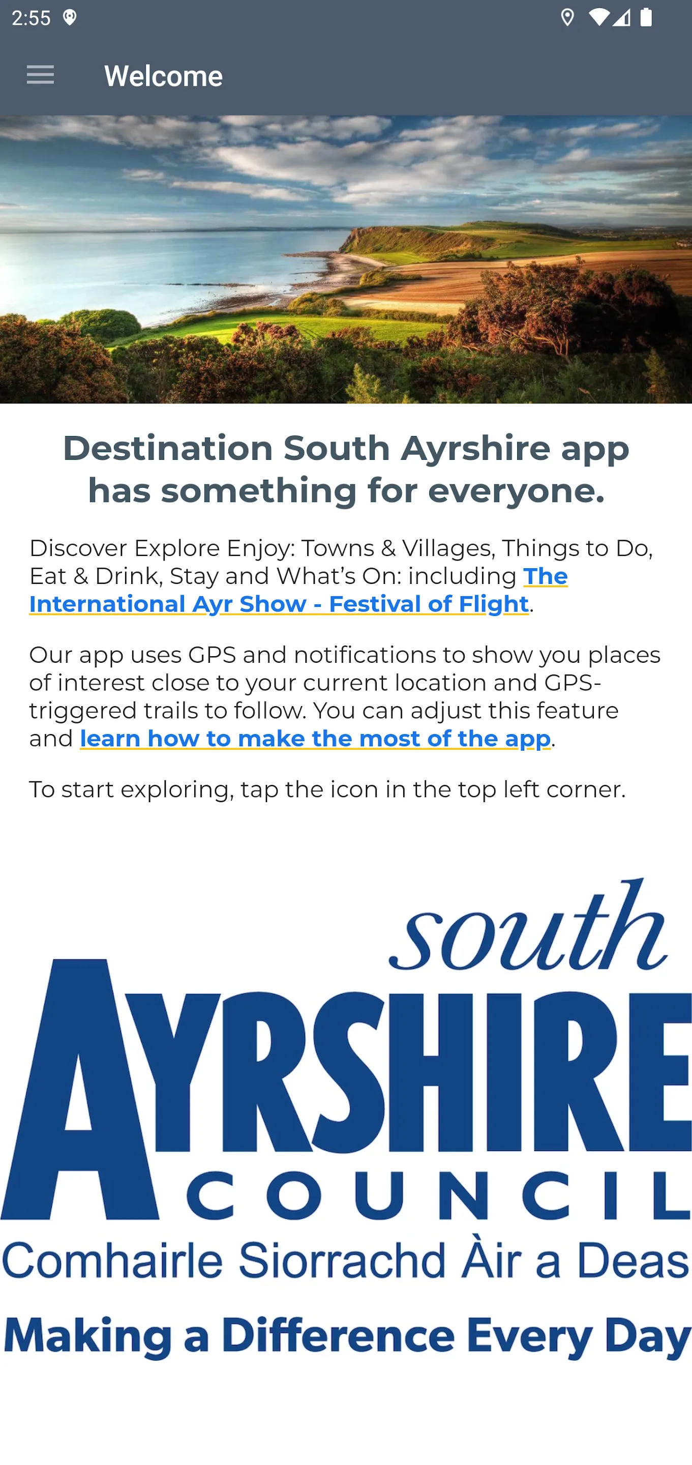 Destination South Ayrshire | Indus Appstore | Screenshot