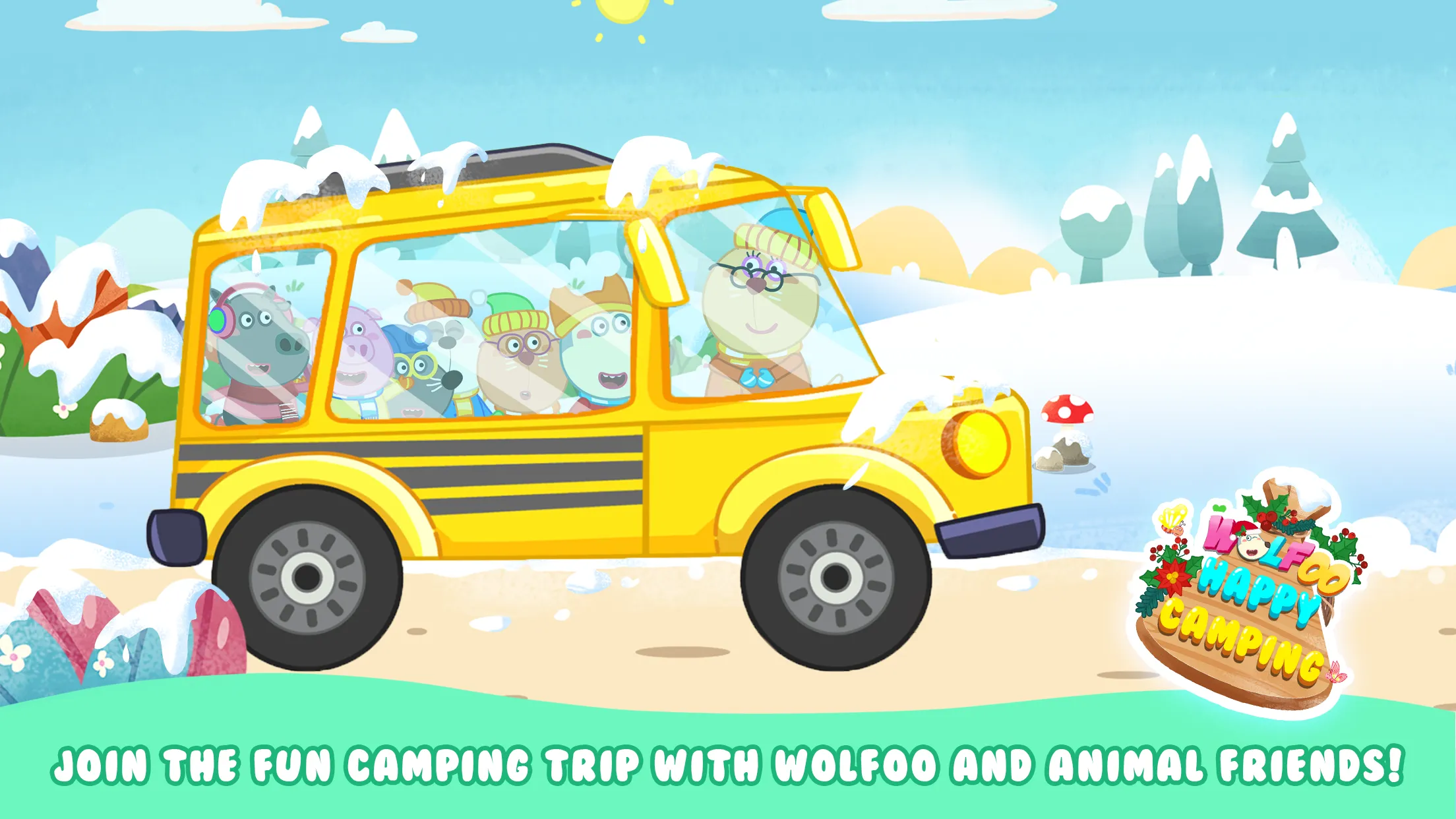 Wolfoo Happy Christmas Camping | Indus Appstore | Screenshot